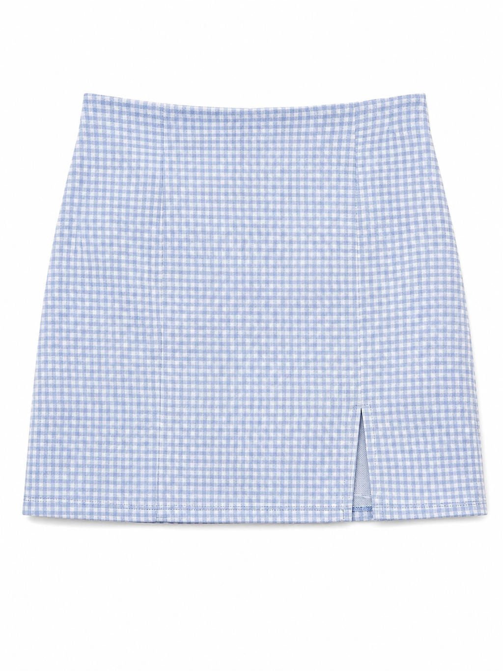 Falda FOREVER 21  Cuadros Azul
