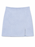 Falda FOREVER 21  Cuadros Azul