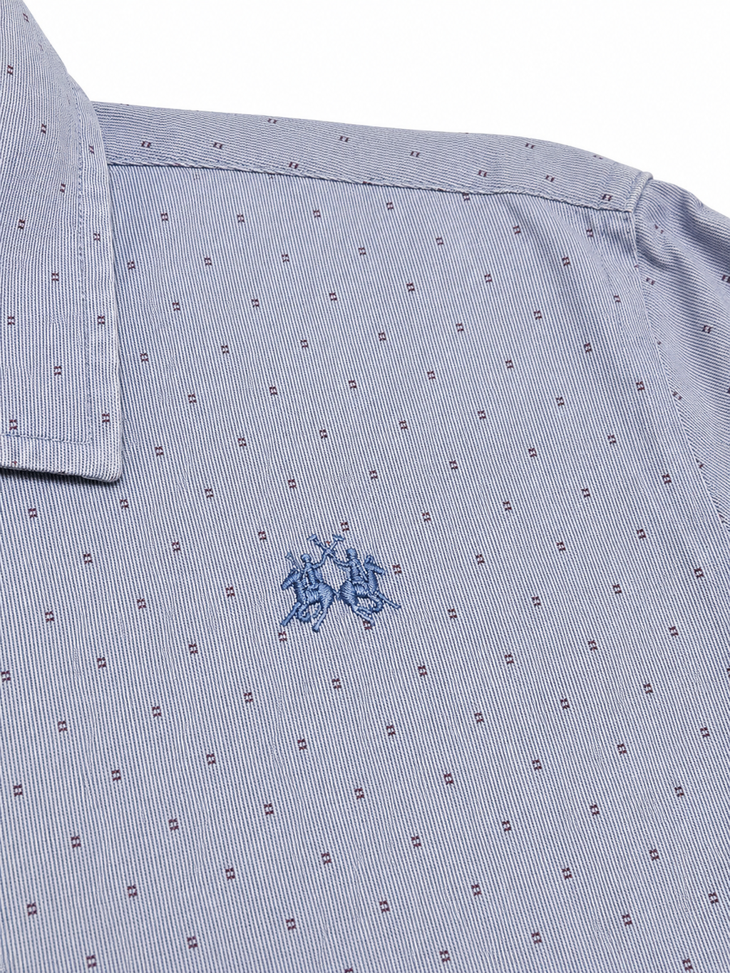 Camisa La Martina Blue Tag