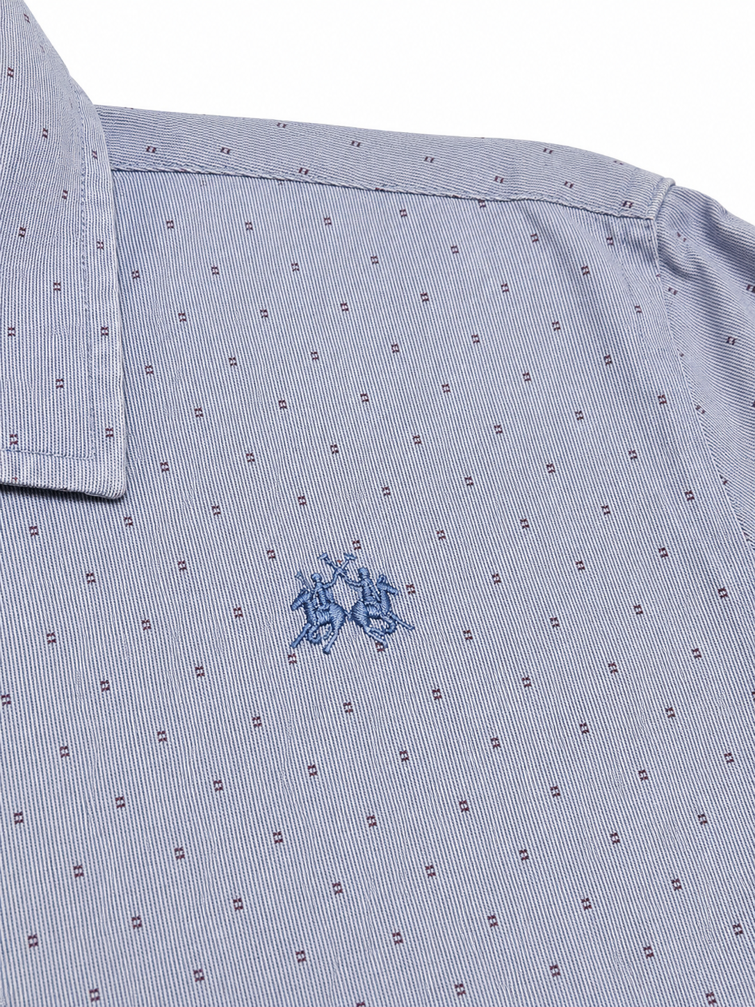 Camisa La Martina Blue Tag
