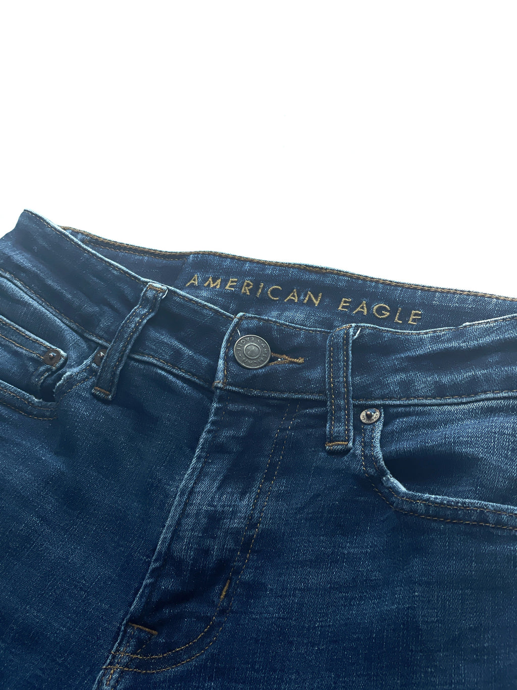 Jean American Eagle Original Straight Azul