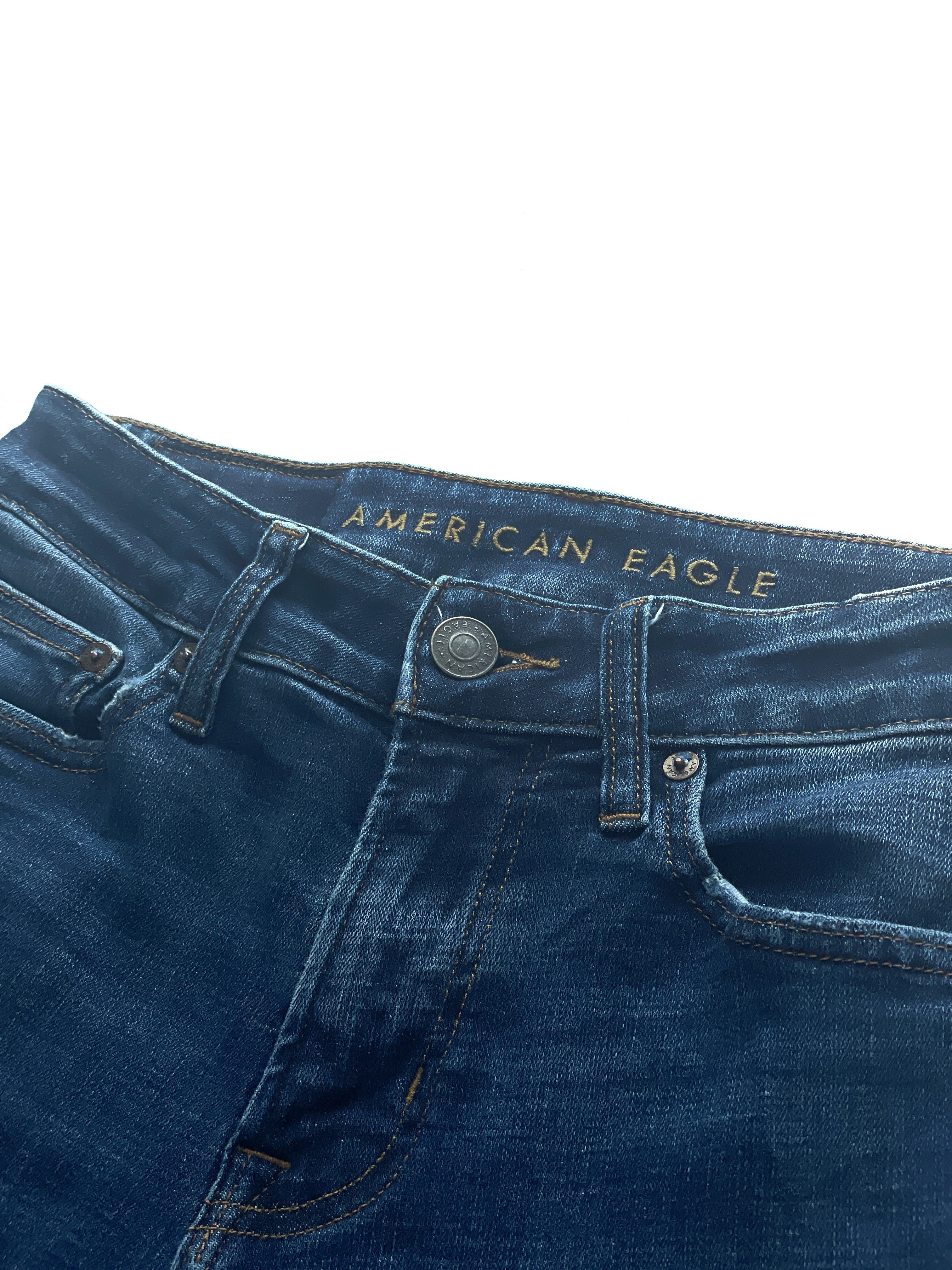 Jean American Eagle Original Straight Azul