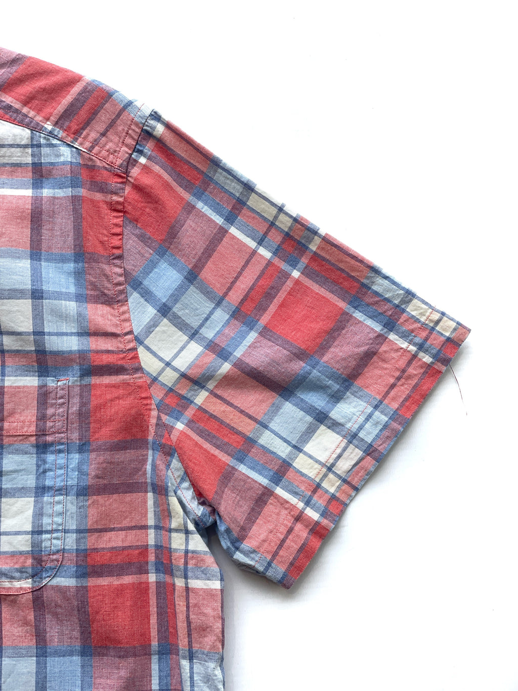 Camisa Nautica Classic Fit Manga Corta A Cuadros