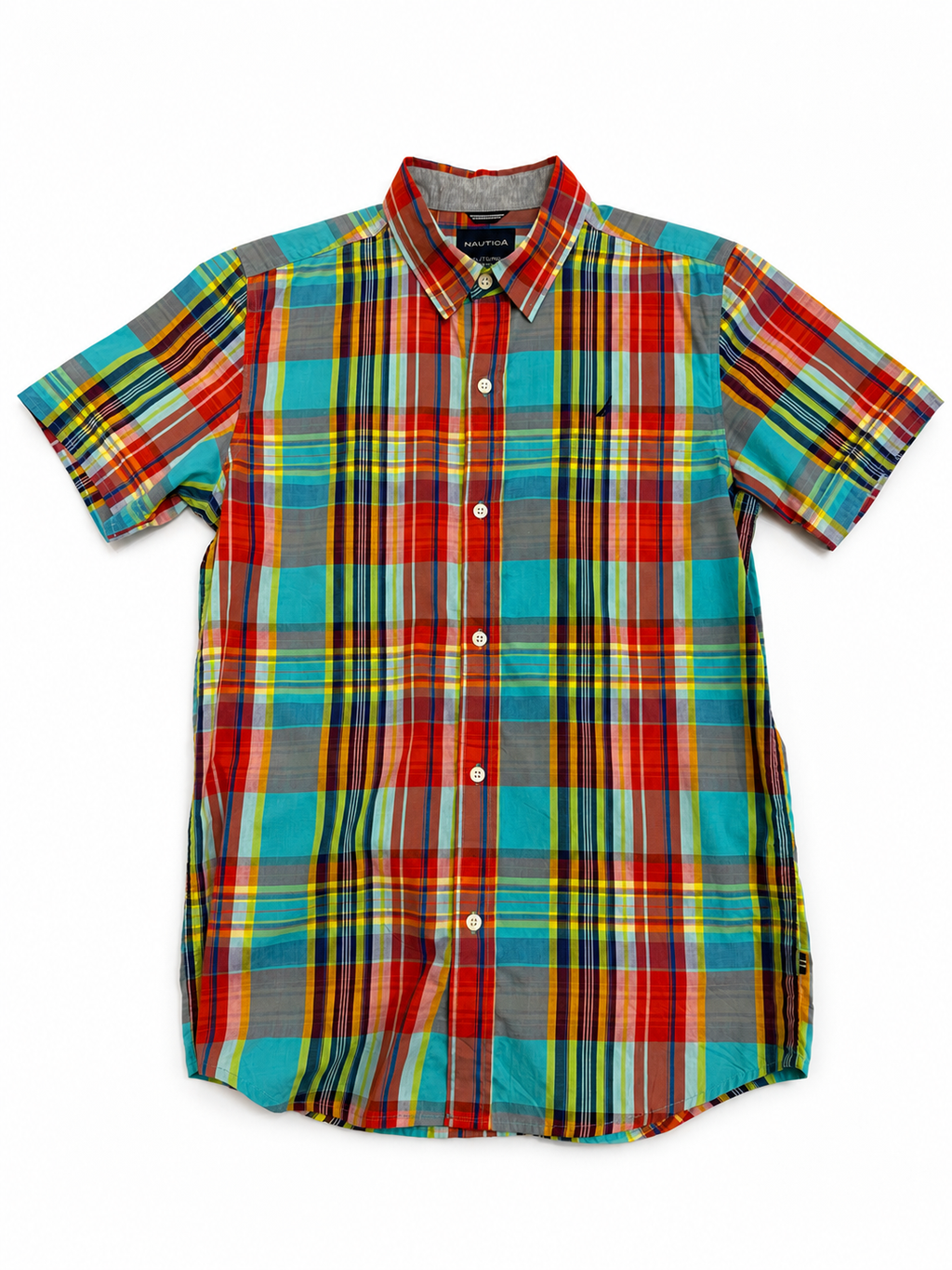 Camisa Nautica Cuadros Multicolor