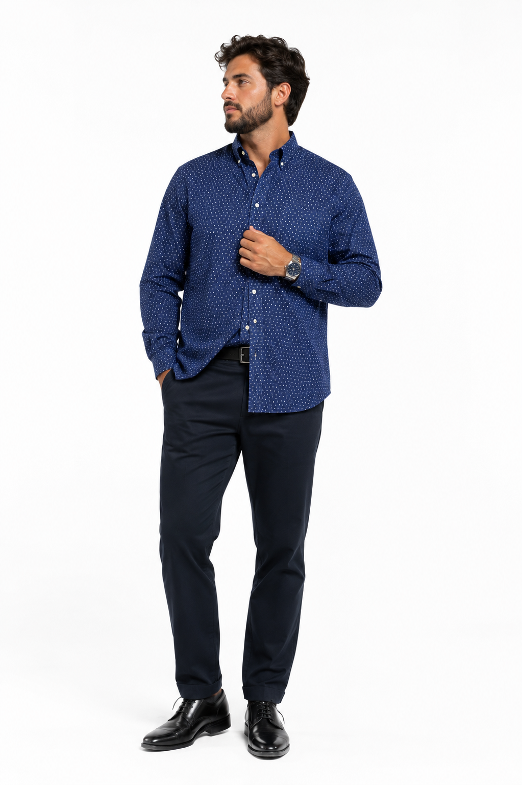 Camisa Polo Ralph Lauren Estampado Azul