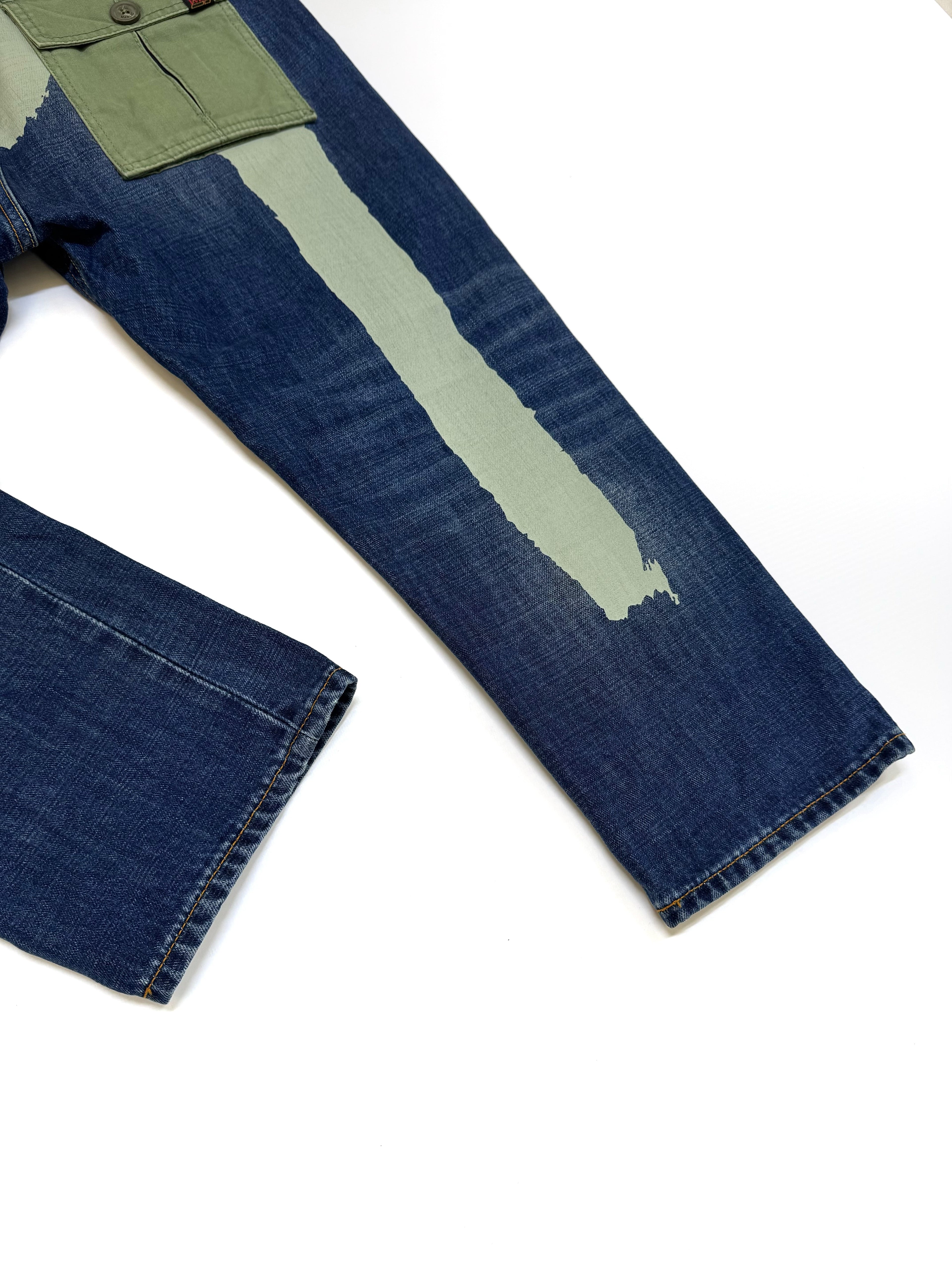 Jean EVISU azul corto