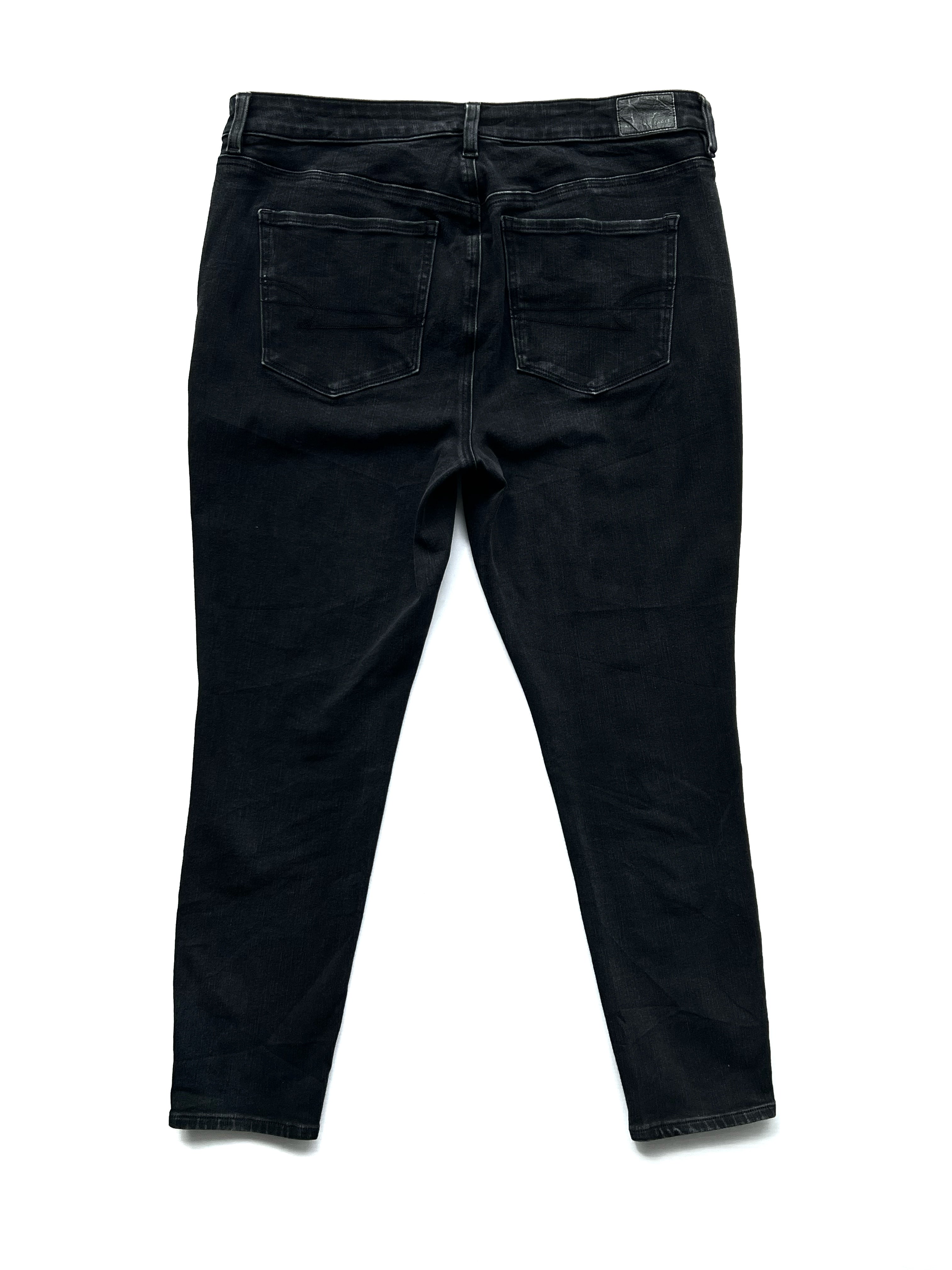 Jean American Eagle Dream Stretch Negro grisáceo