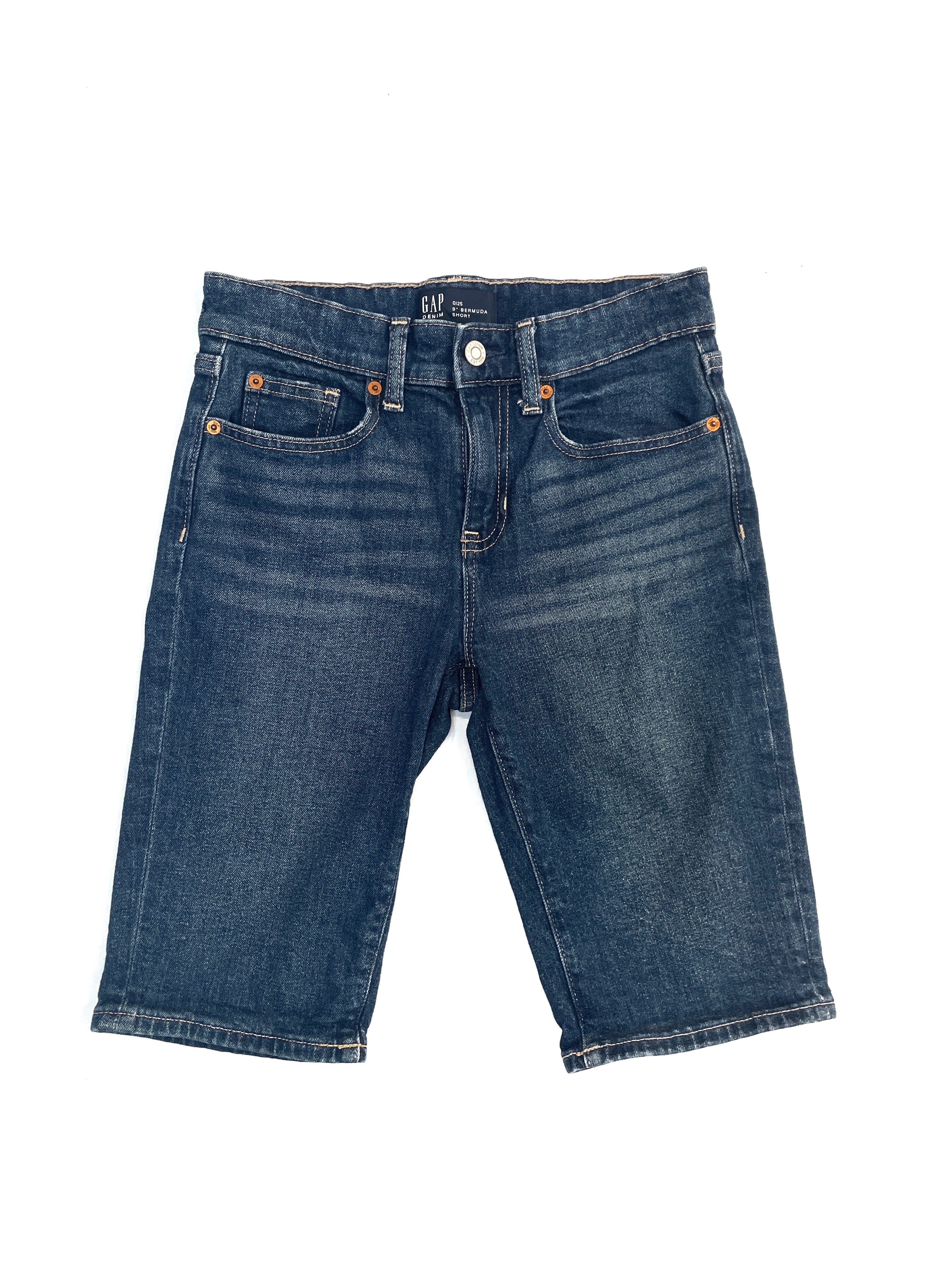 Bermuda Short GAP Denim Azul Oscuro