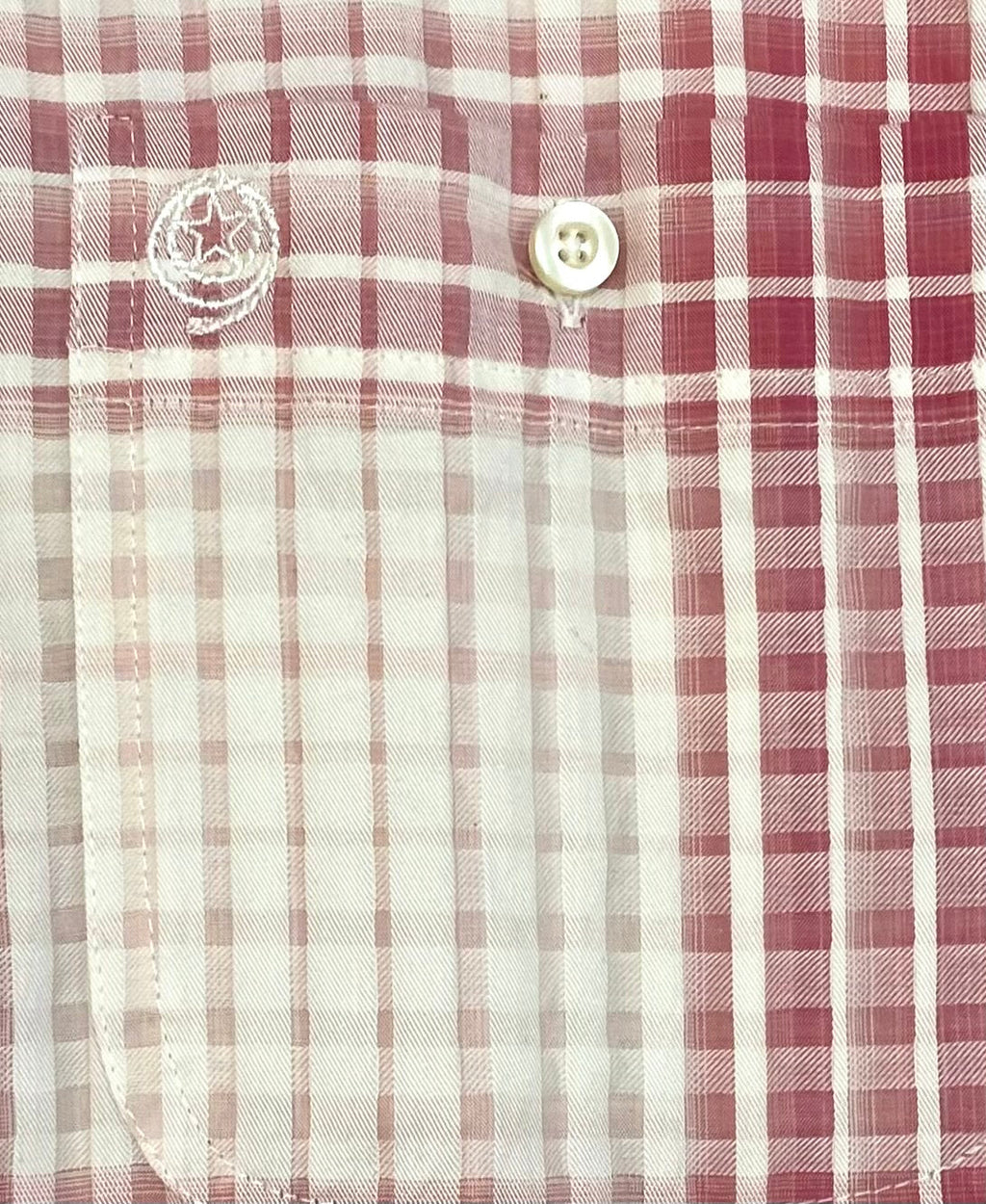 Camisa  Wrangler A Cuadros Rosa
