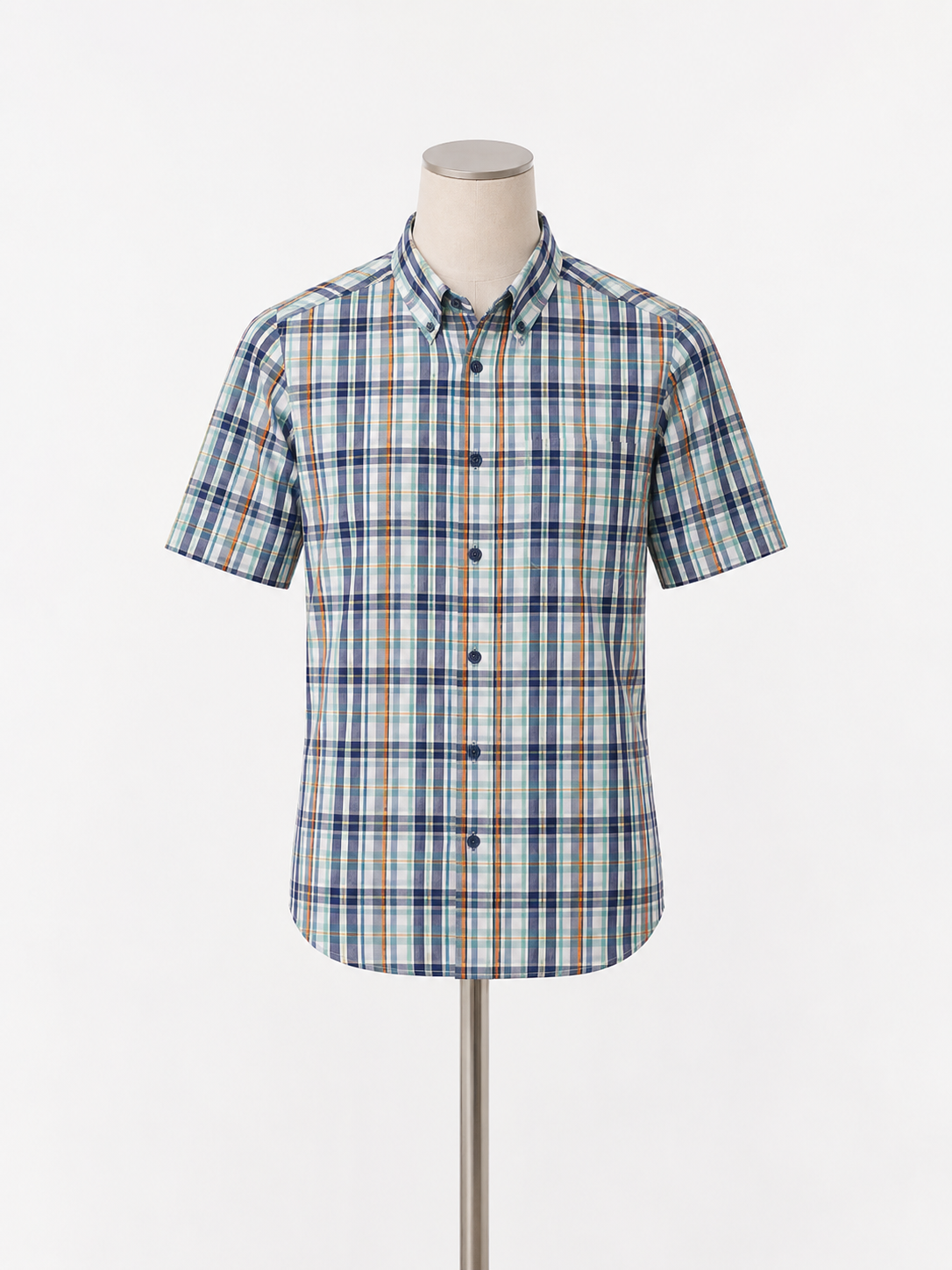 Camisa Columbia Cuadros Verde Manzana