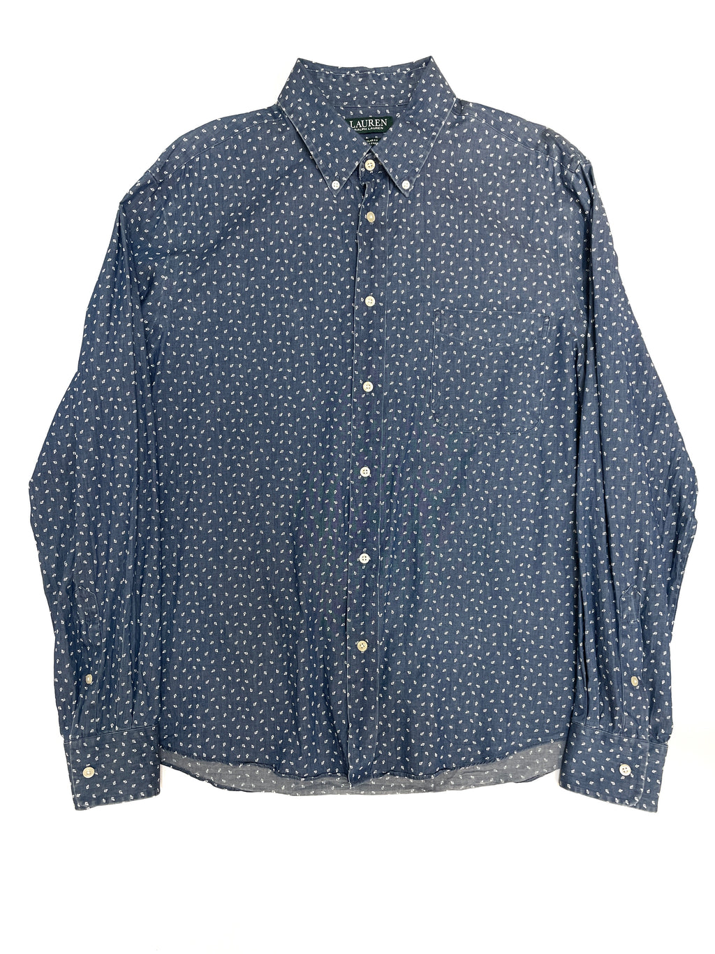 Lauren Ralph Lauren Regular Fit Camisa Manga Larga Azul