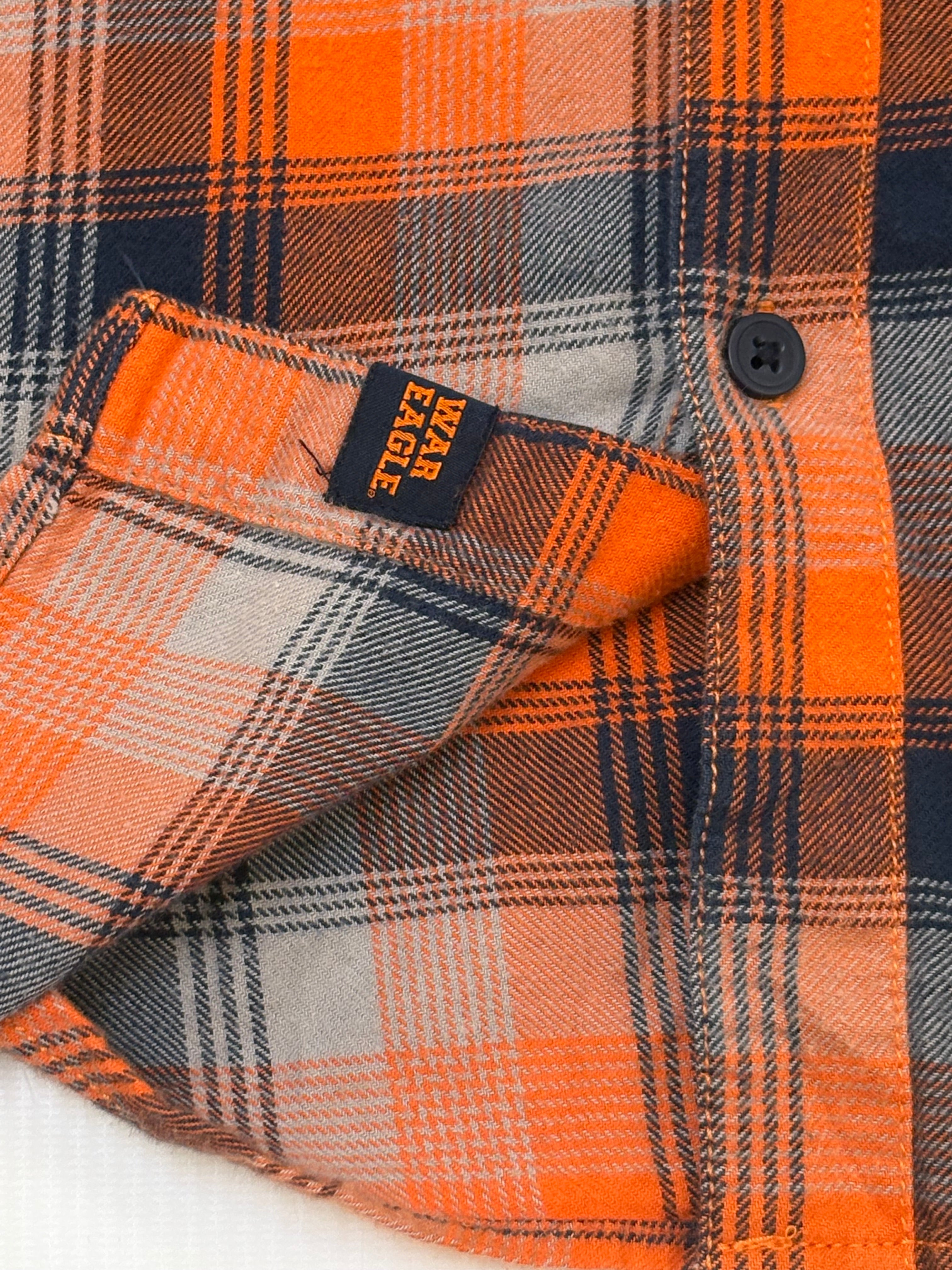 Columbia Leñador A Cuadros Naranja