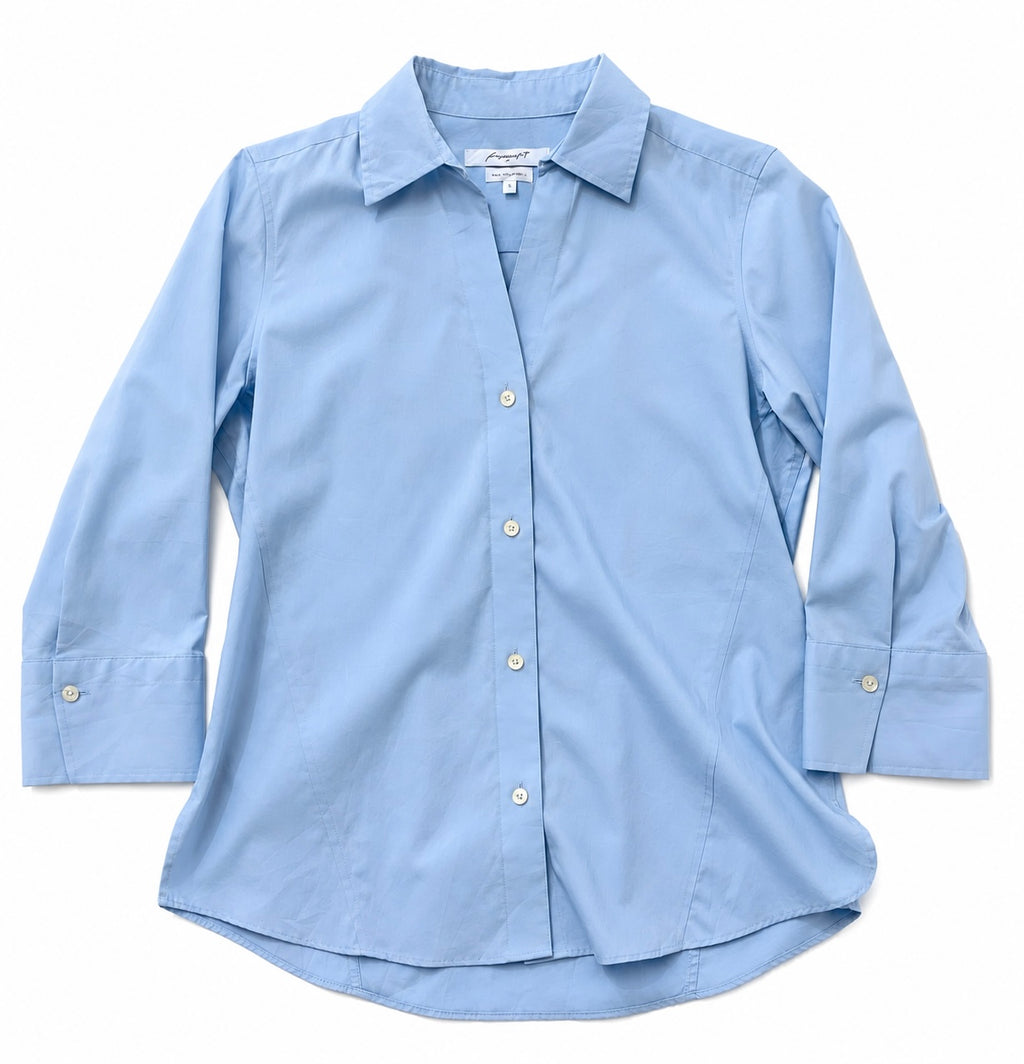 Camisa  Foxcroft Azul Cielo