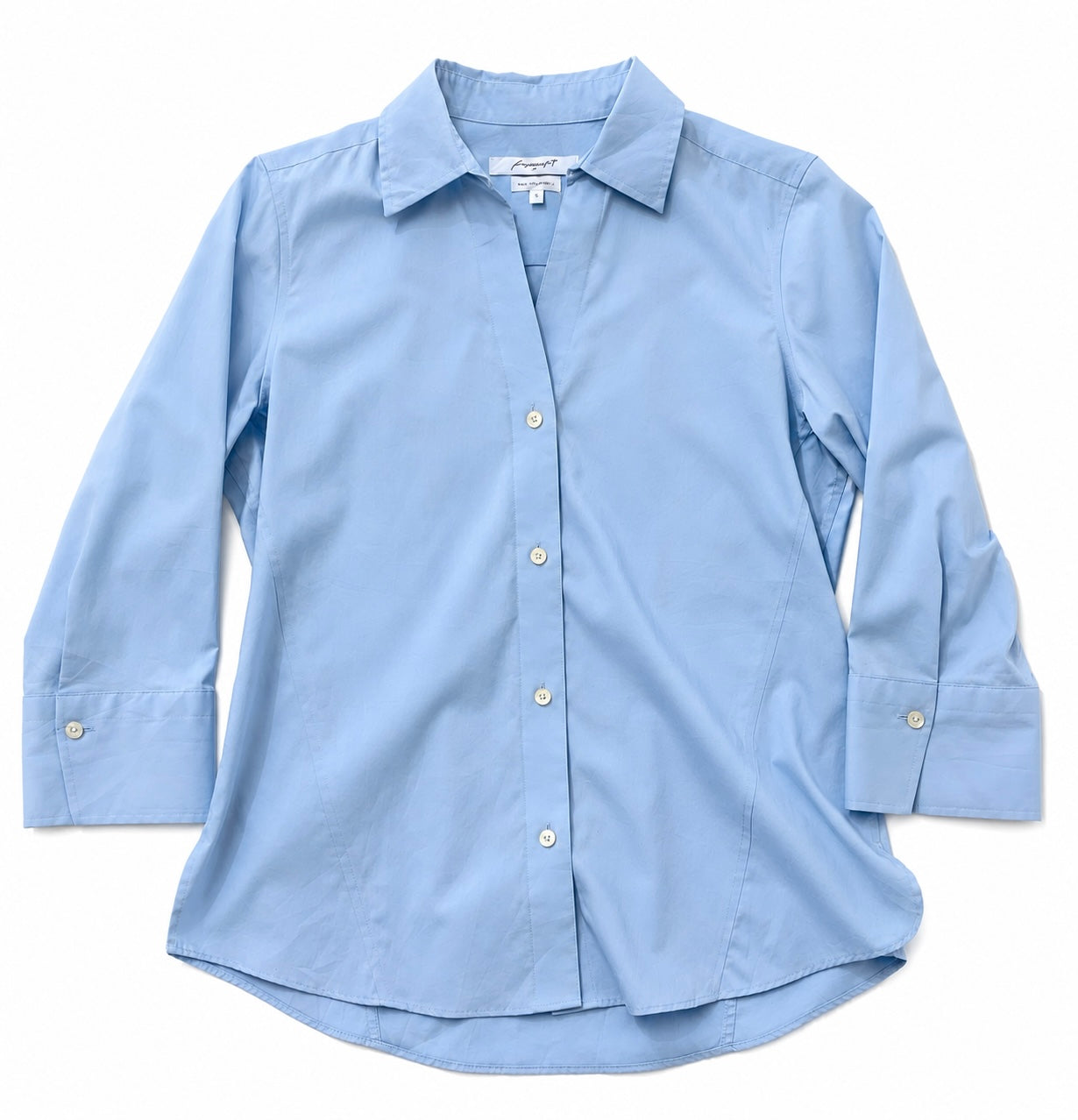 Camisa  Foxcroft Azul Cielo