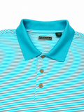 Polo Cubavera — Rayas Turquesa
