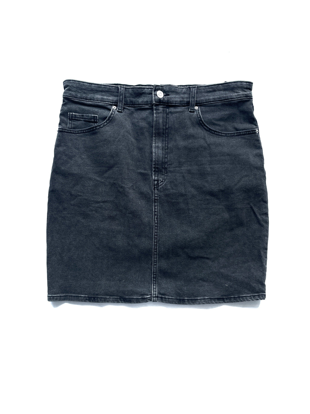 Falda Denim H&M  Negra
