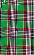 Camisa Polo Ralph Lauren  Manga Larga a Cuadros Verde