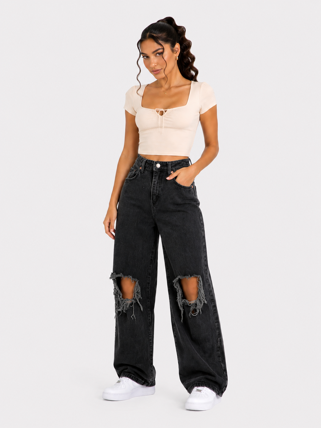 Jean Wild Fable Highest Baggy Negro