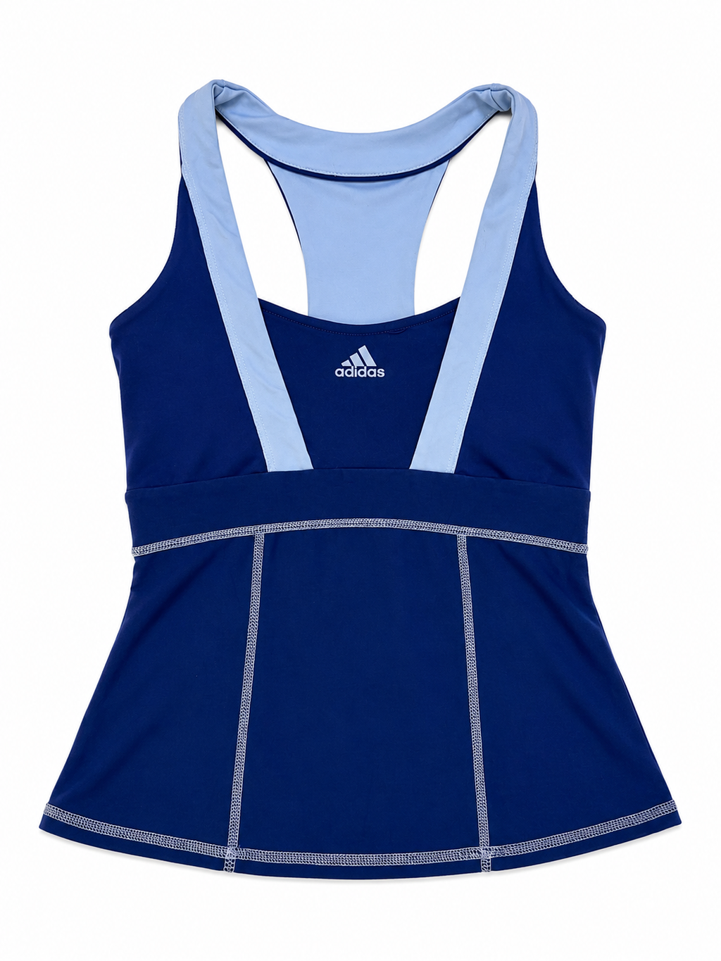 Camiseta Deportiva Adidas Doble Faz — Azul
