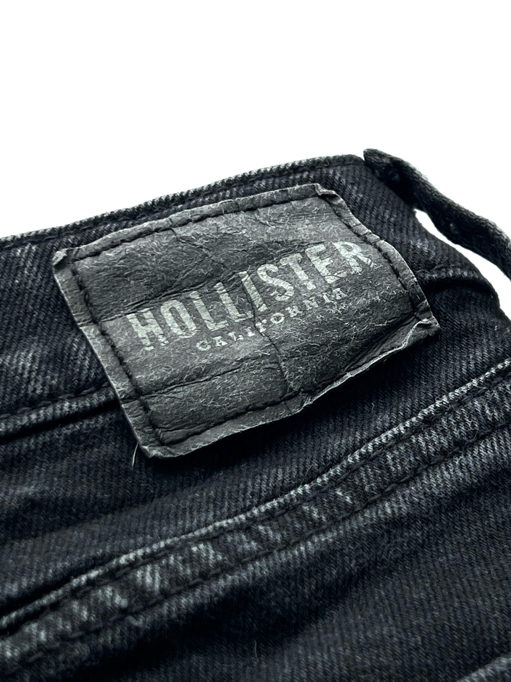 Jean Negro Hollister Ultra High-Rise Mom
