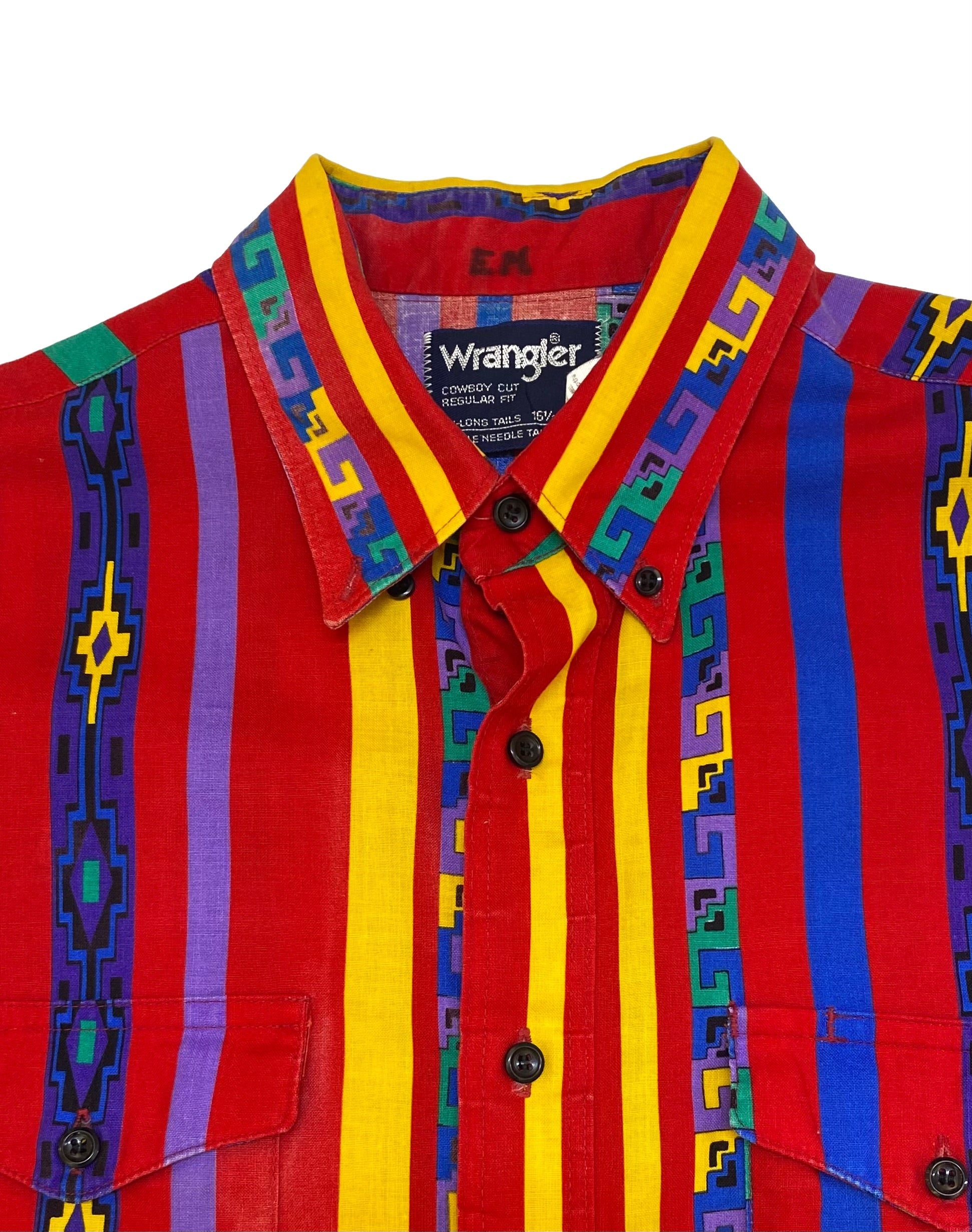 Camisa Wrangler Cowboy Cut Vintage — Multicolor