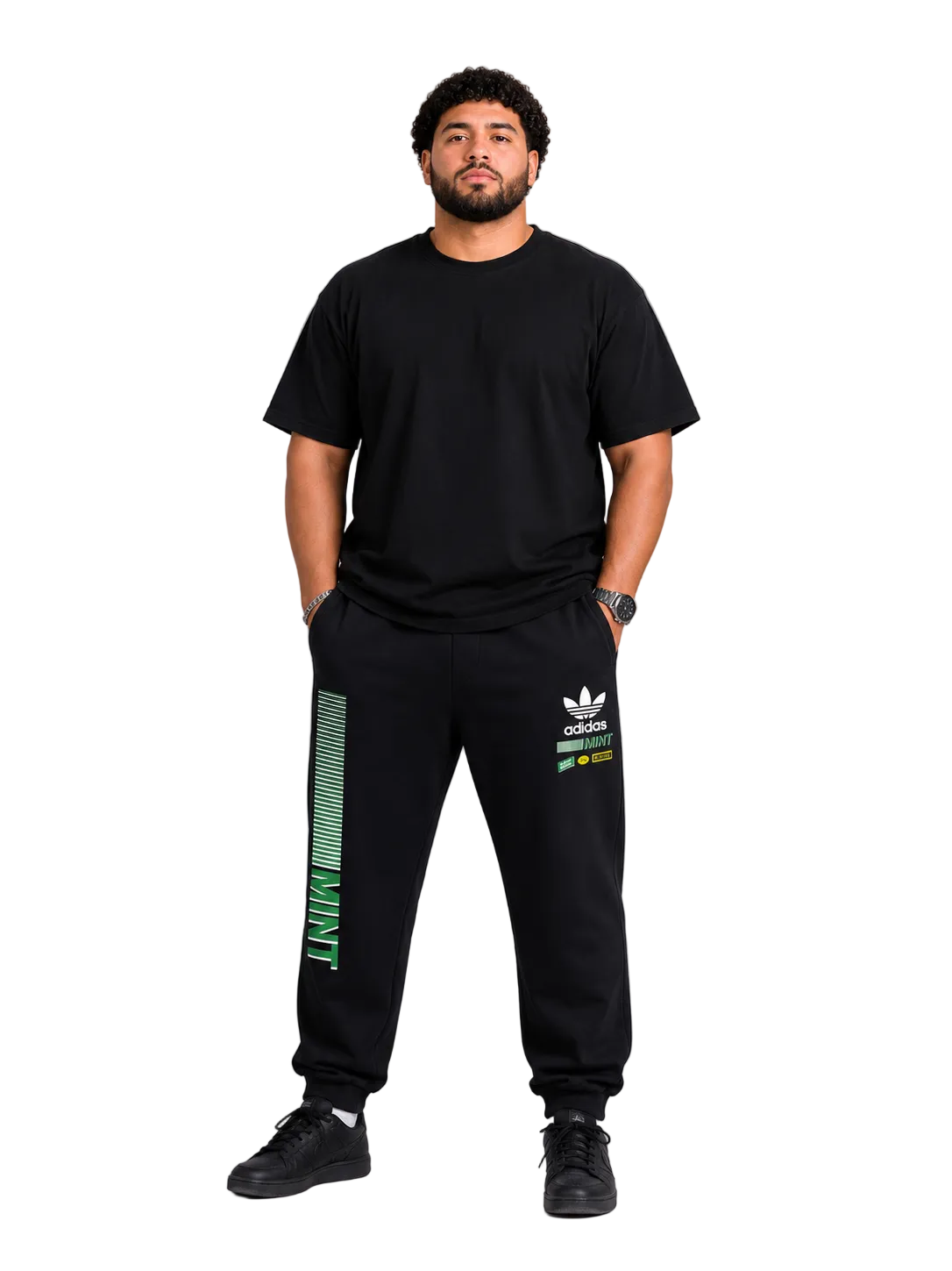 Sudadera  Adidas Originals Negro Mint