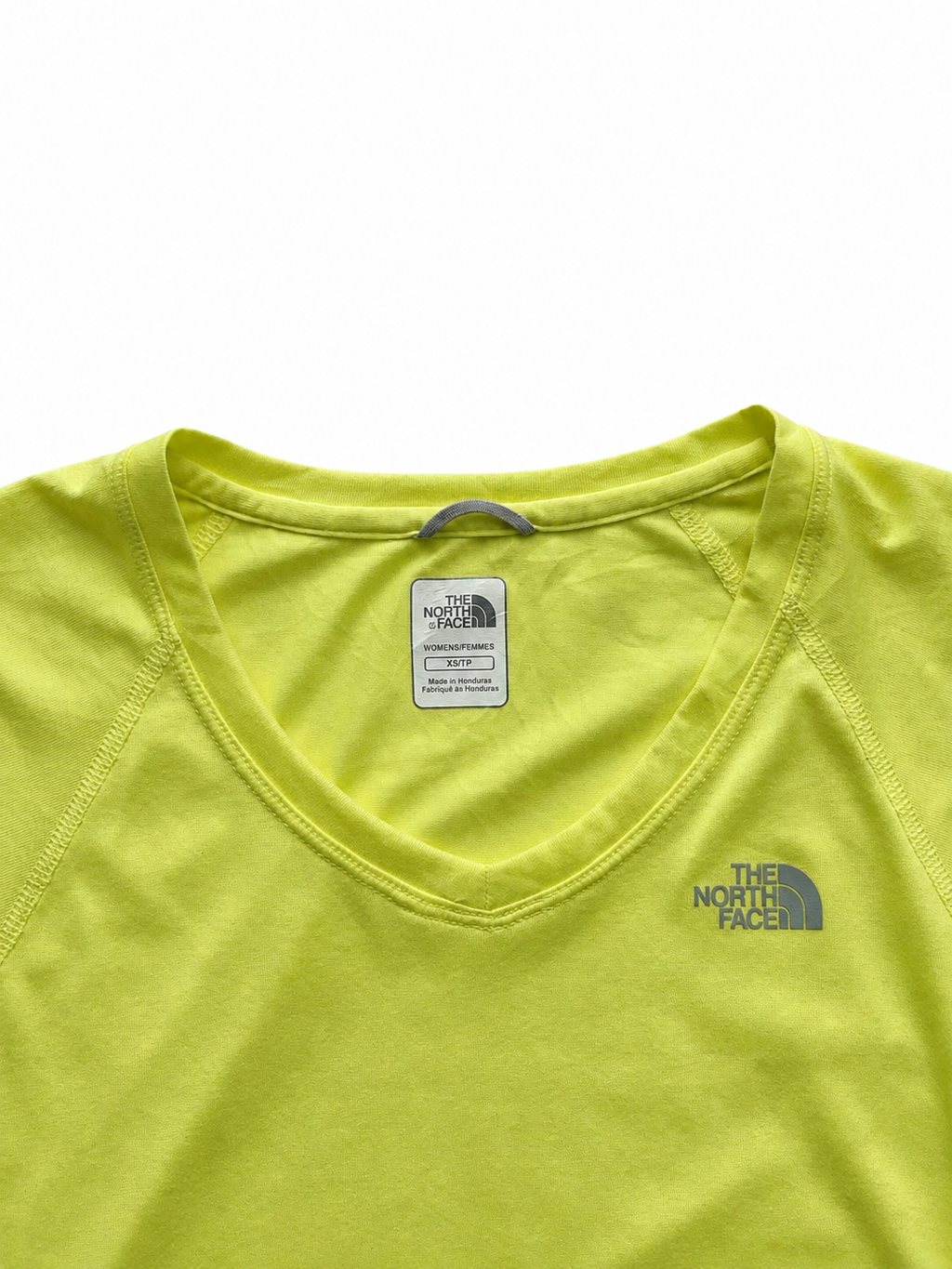 Camiseta The North Face verde fluorescente