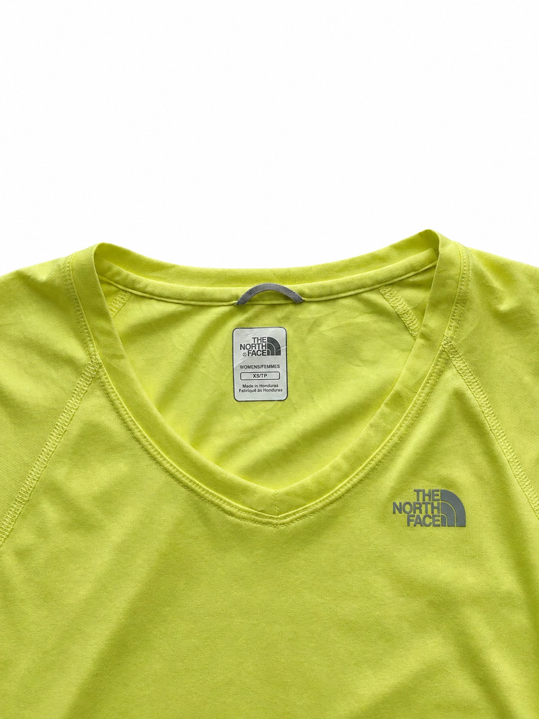 Camiseta The North Face verde fluorescente