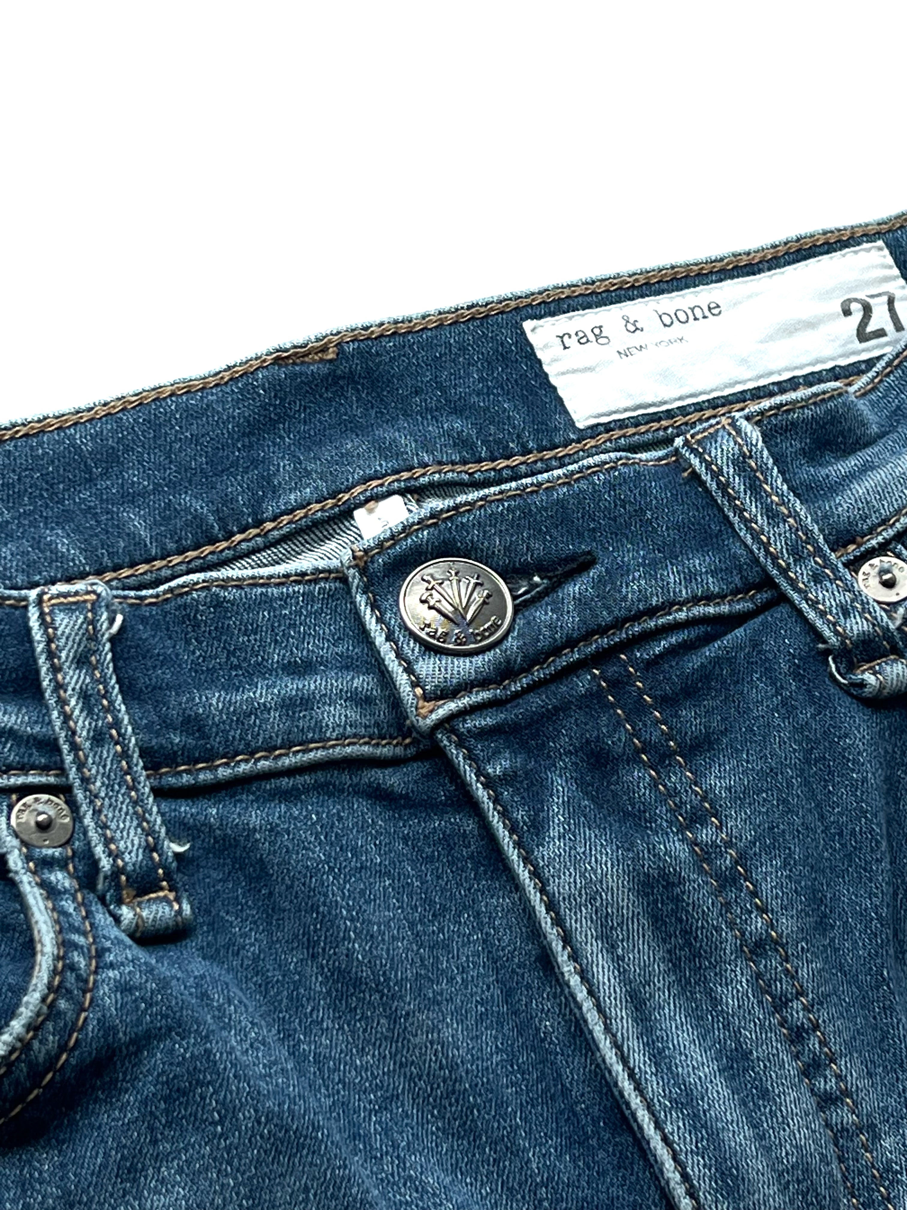 Jean Rag & Bone Azul Oscuro