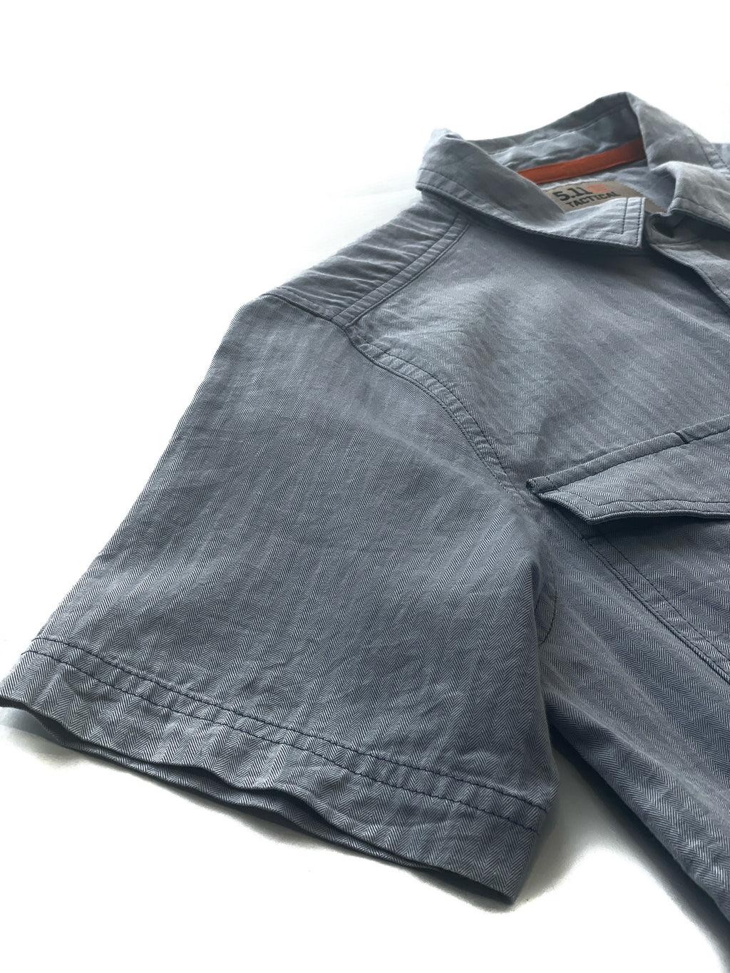 5.11 Tactical Camisa Manga Corta Gris — Talla S
