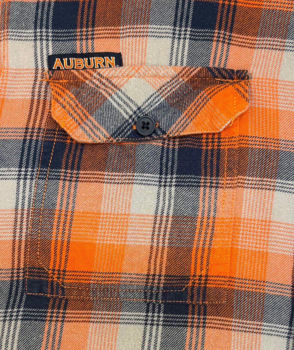 Columbia Leñador A Cuadros Naranja