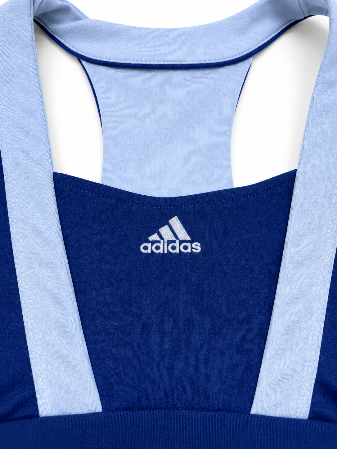 Camiseta Deportiva Adidas Doble Faz — Azul