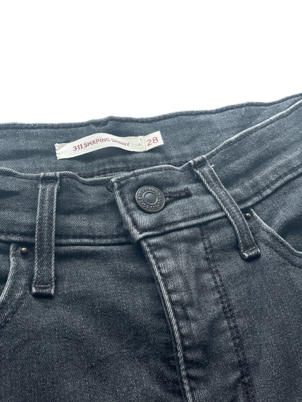 Jean Levi's 311 Shaping Skinny Gris
