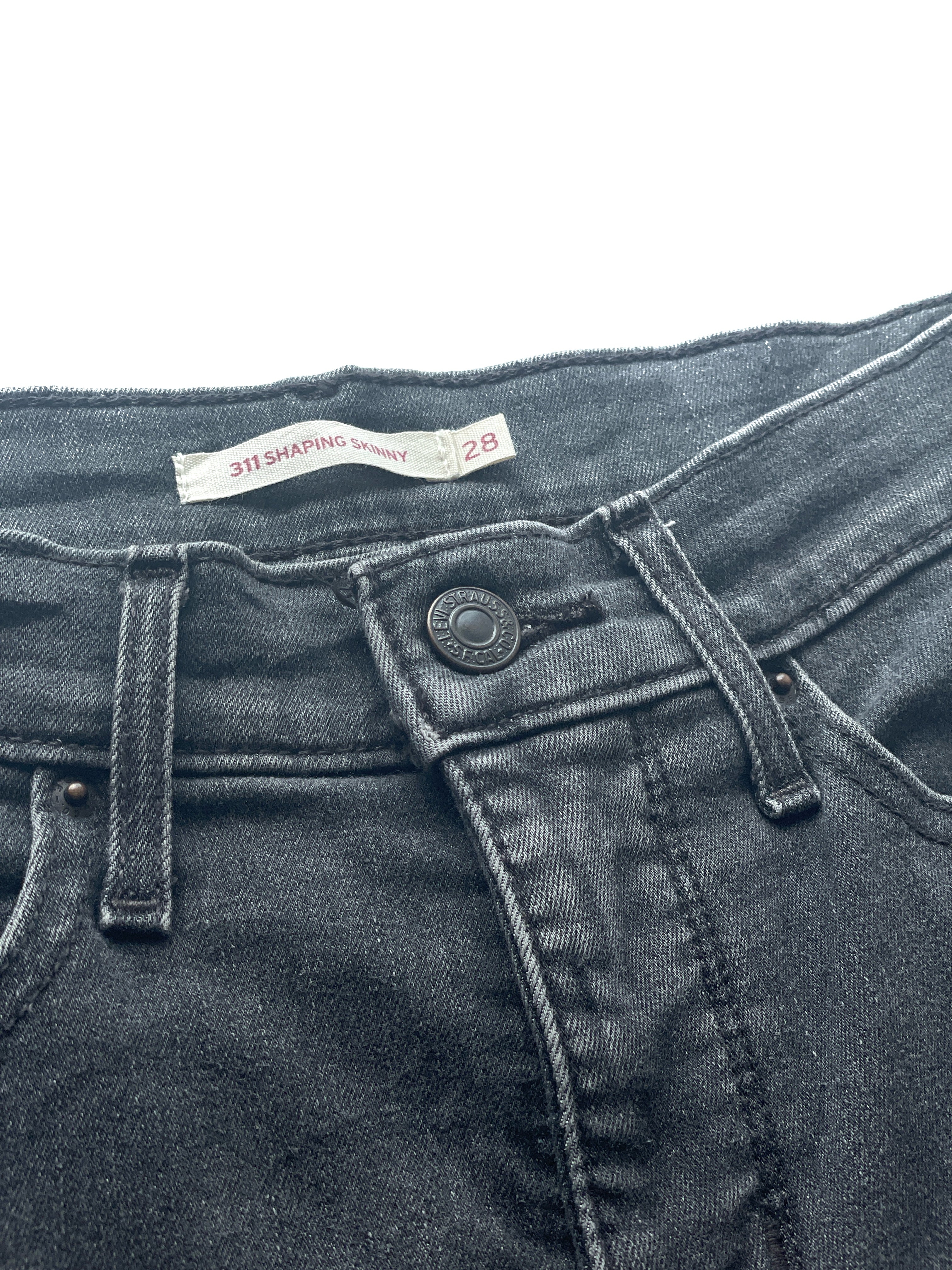 Jean Levi's 311 Shaping Skinny Gris