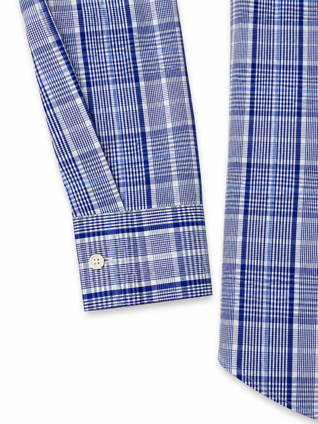 Camisa Lauren Ralph Lauren Cuadros Azul Slim Fit Manga Larga