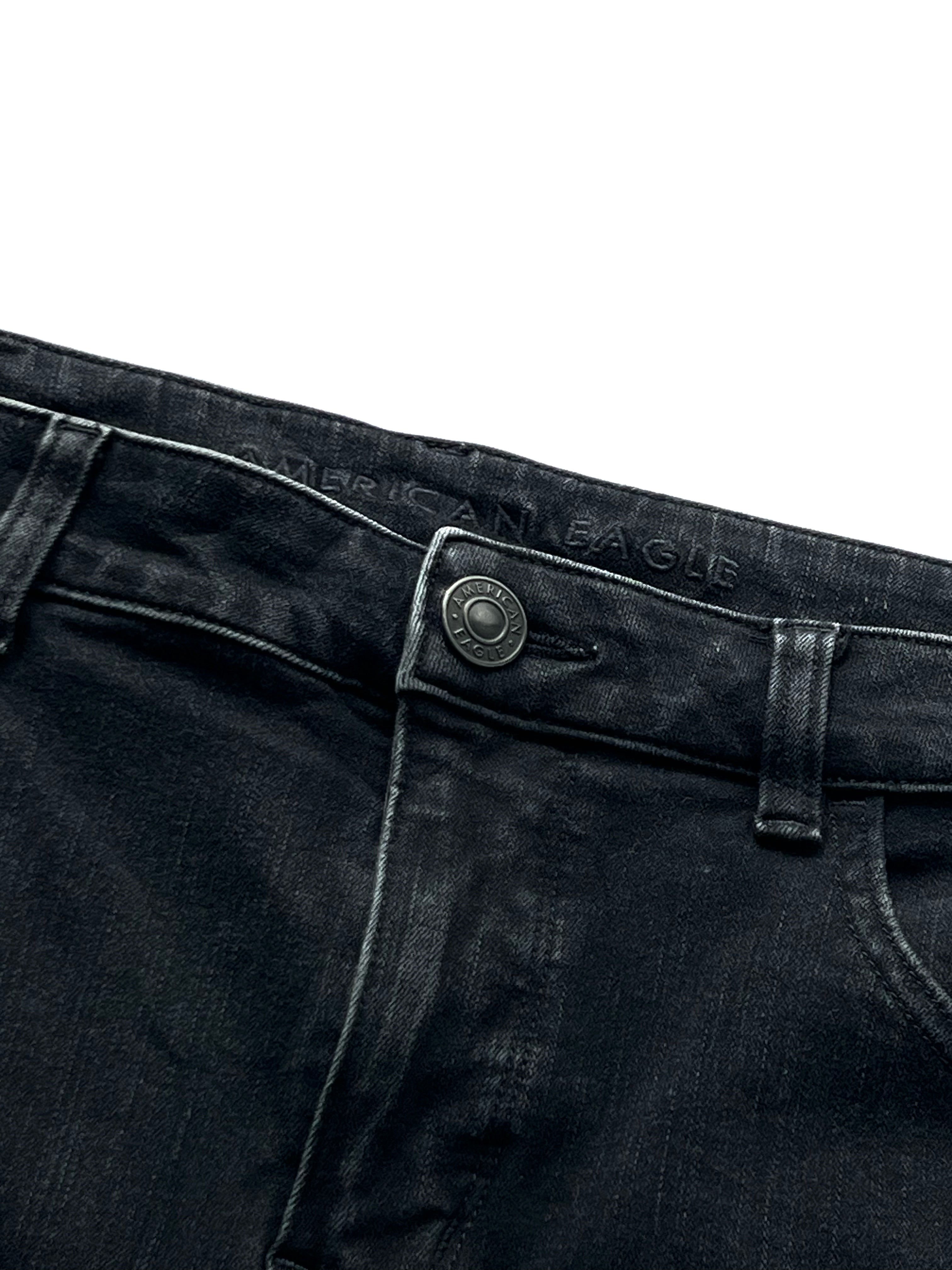 Jean American Eagle Dream Stretch Negro grisáceo
