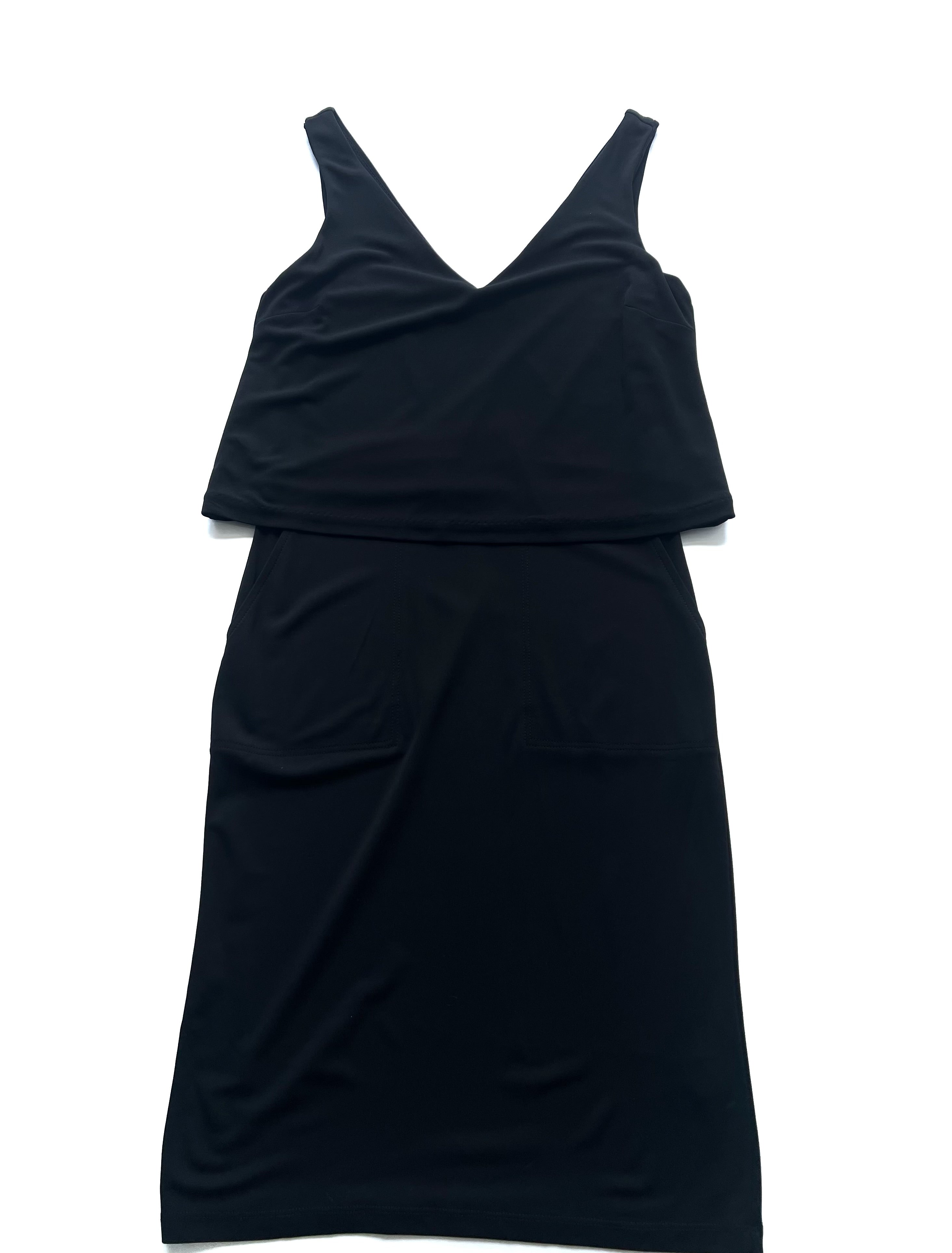 Vestido Midi Ralph Lauren — Negro