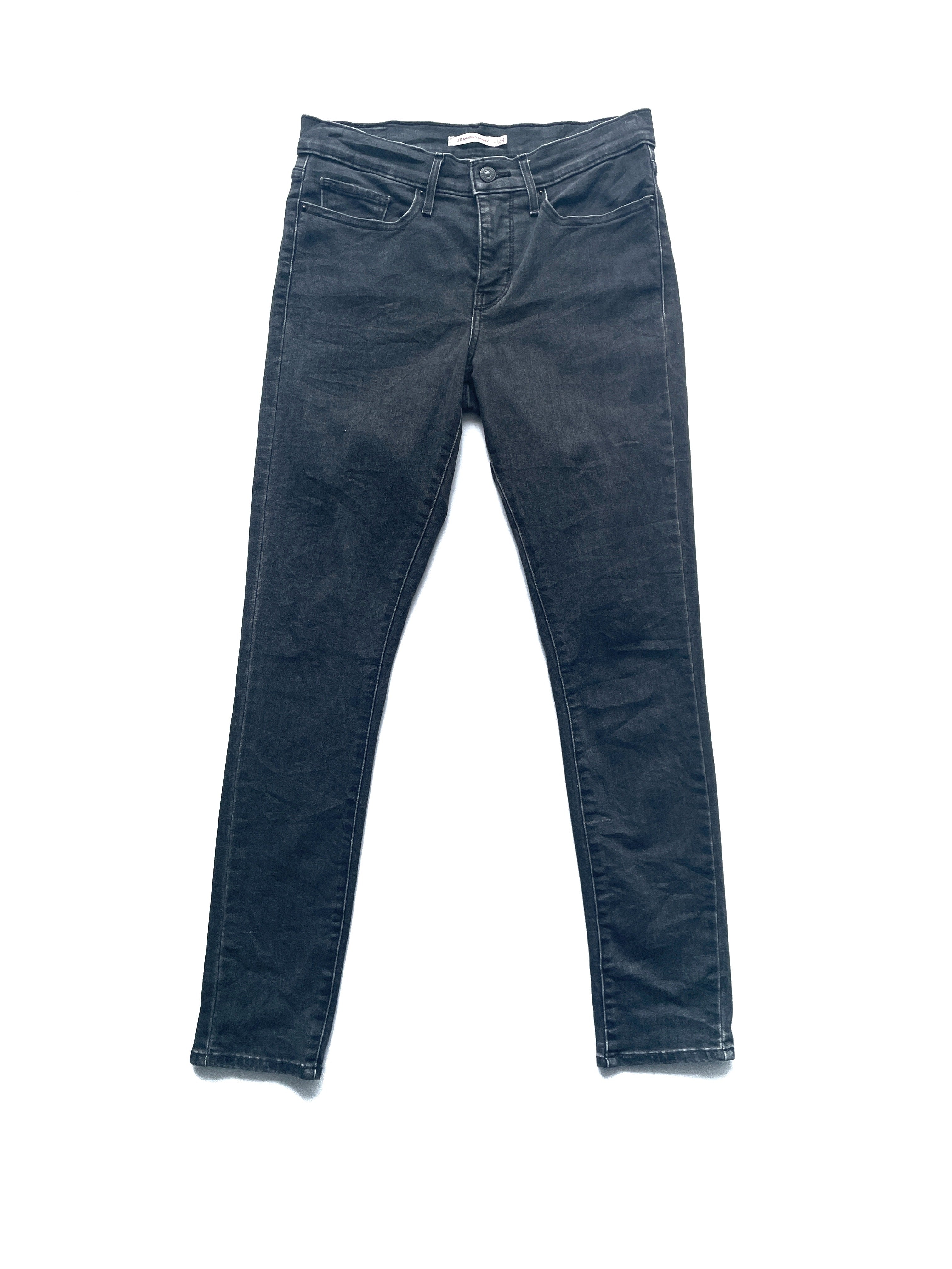 Jean Levi's 311 Shaping Skinny Gris