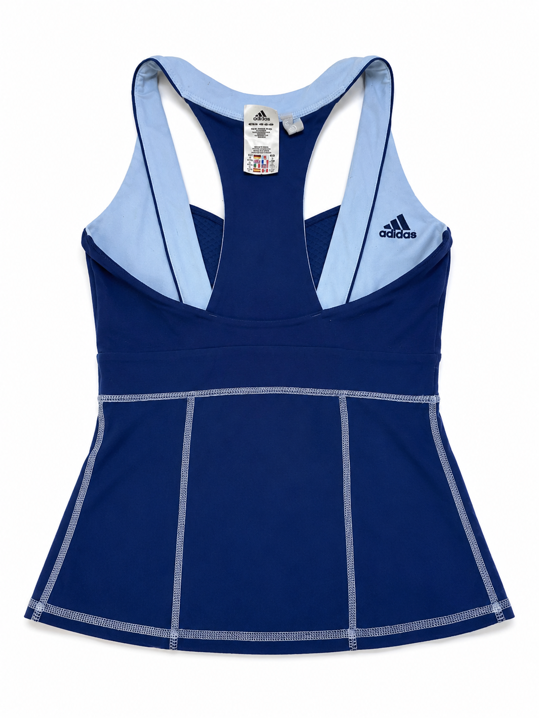 Camiseta Deportiva Adidas Doble Faz — Azul