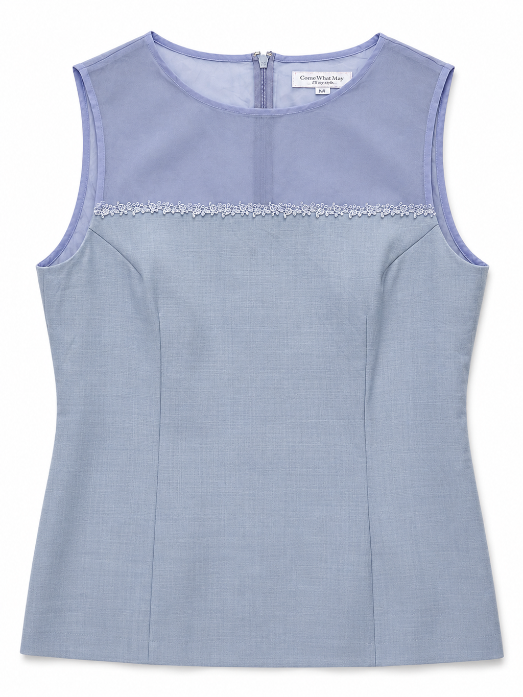 Vestido Come What May Azul Lavanda