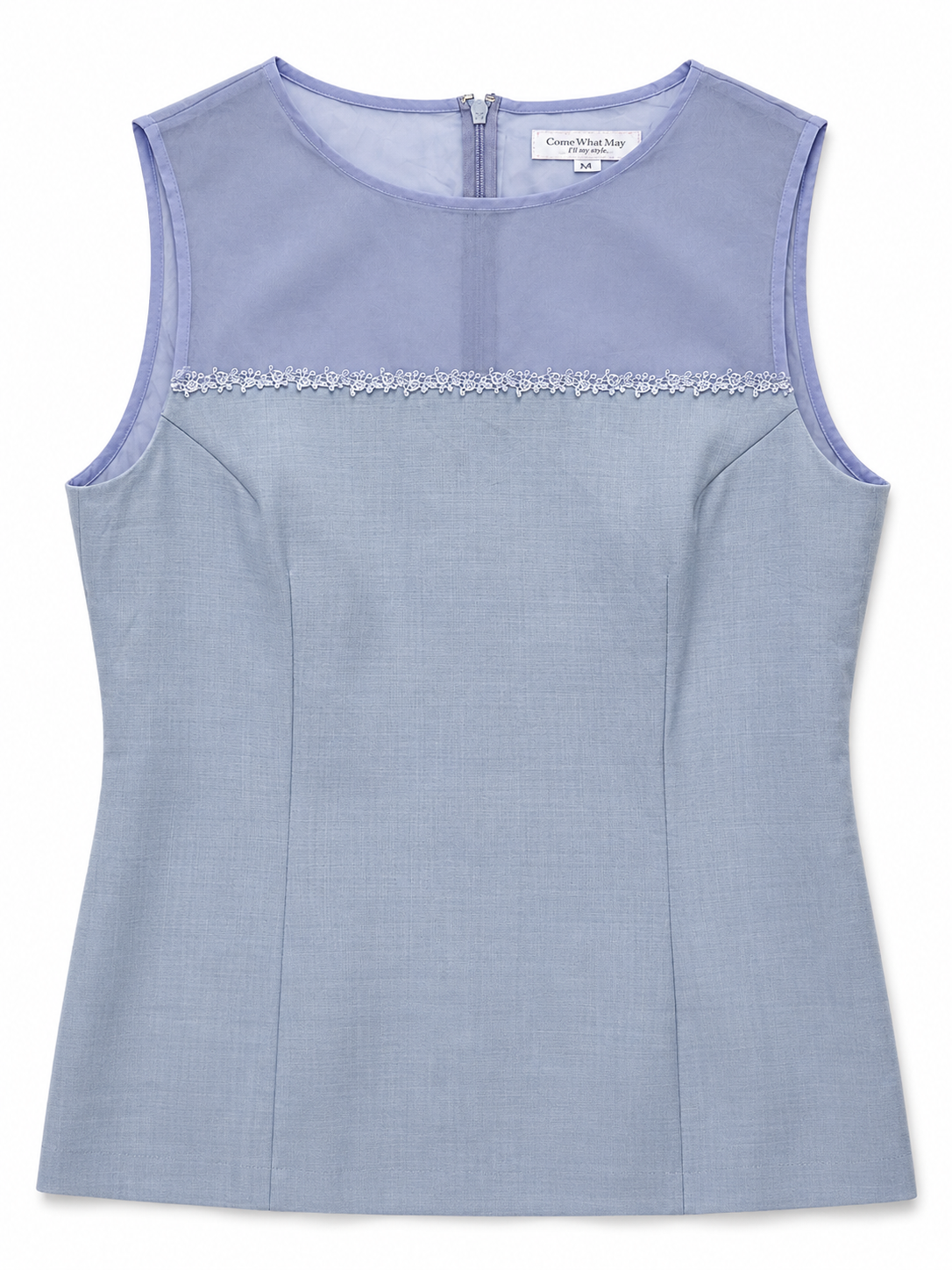 Vestido Come What May Azul Lavanda