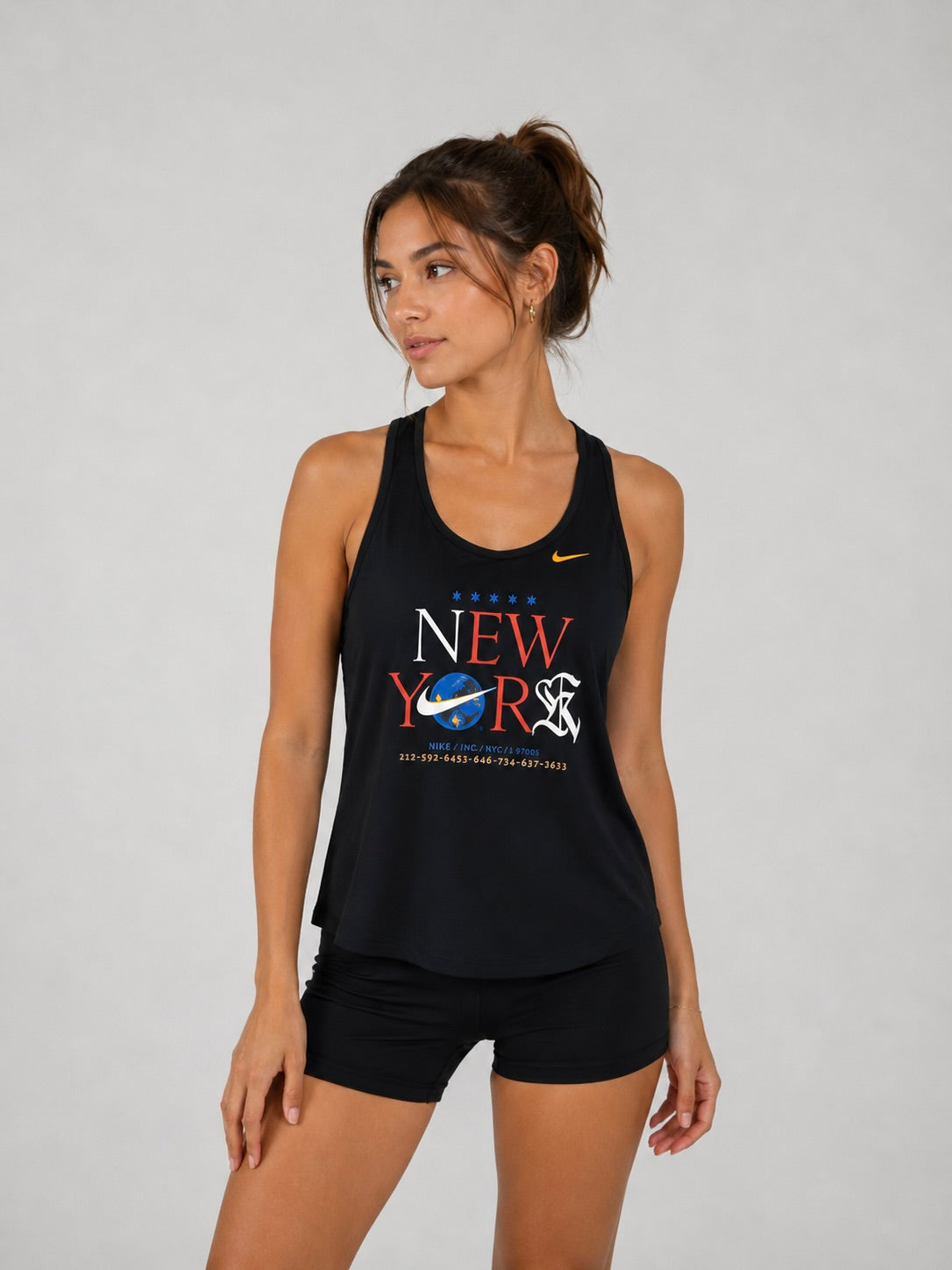 Camisilla Nike New York City  Dri-FIT negra
