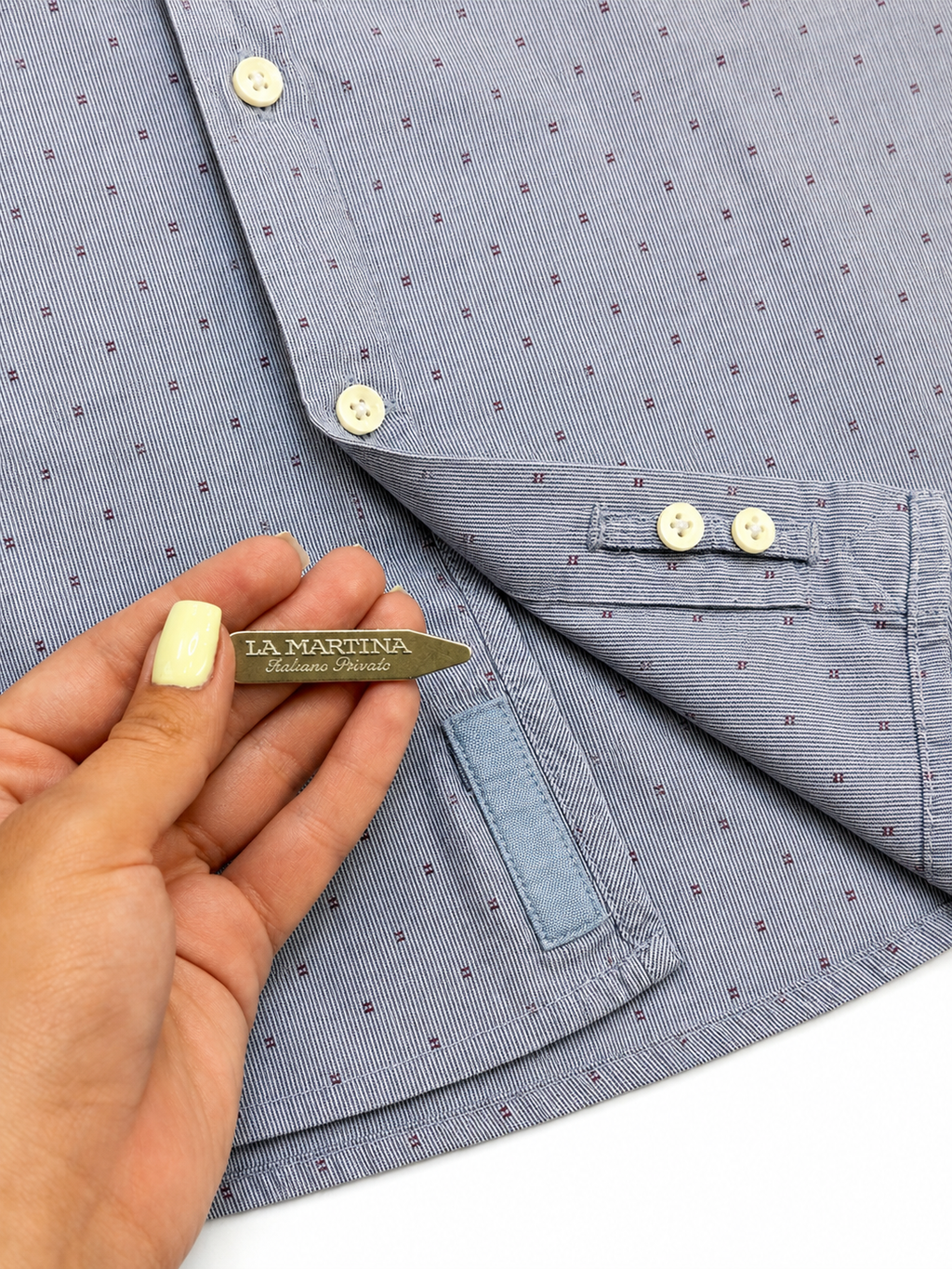 Camisa La Martina Blue Tag