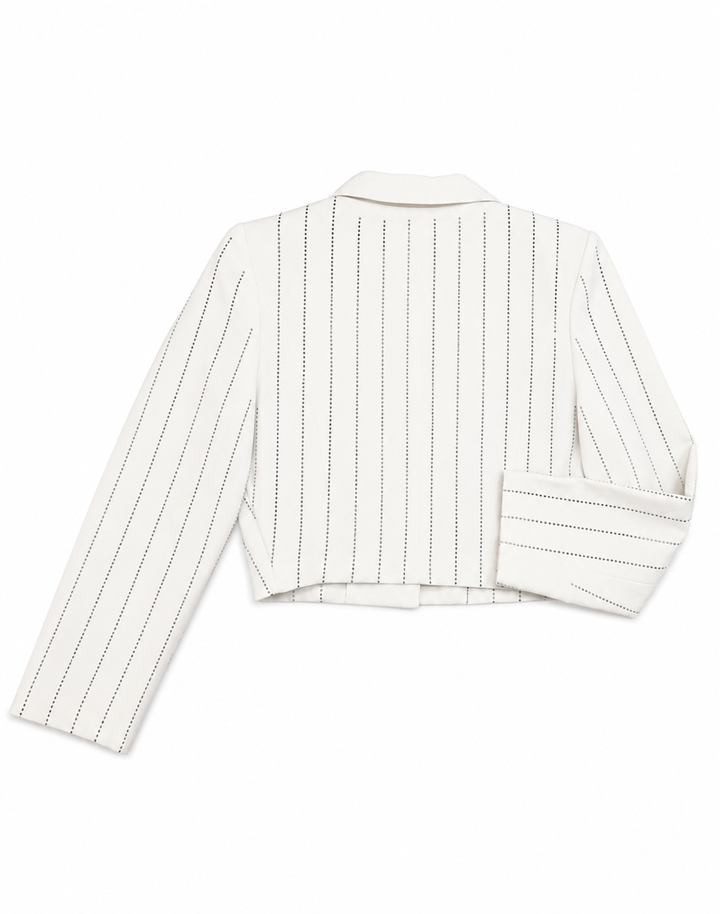 Chaqueta Kiwi crop blanco