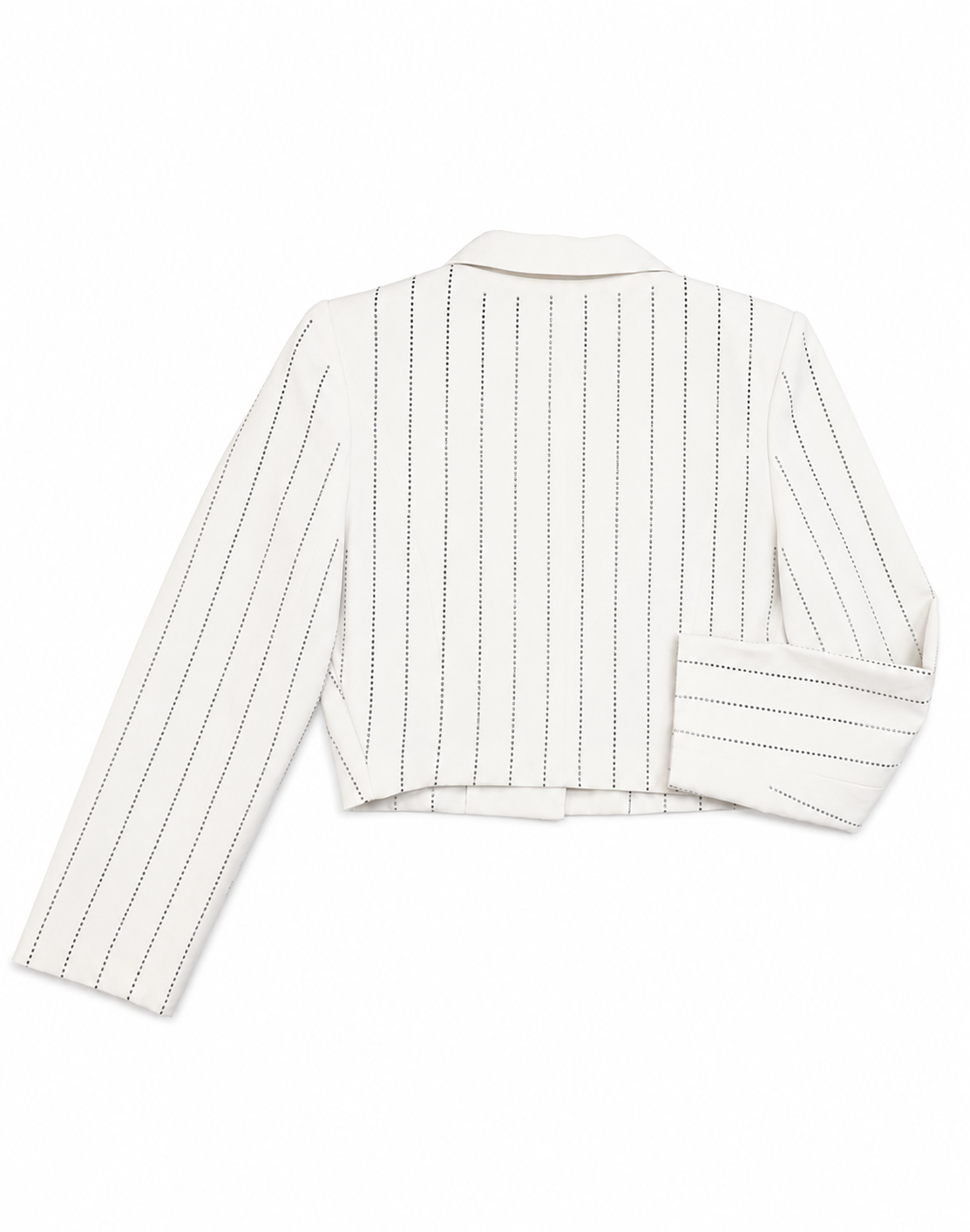 Chaqueta Kiwi crop blanco