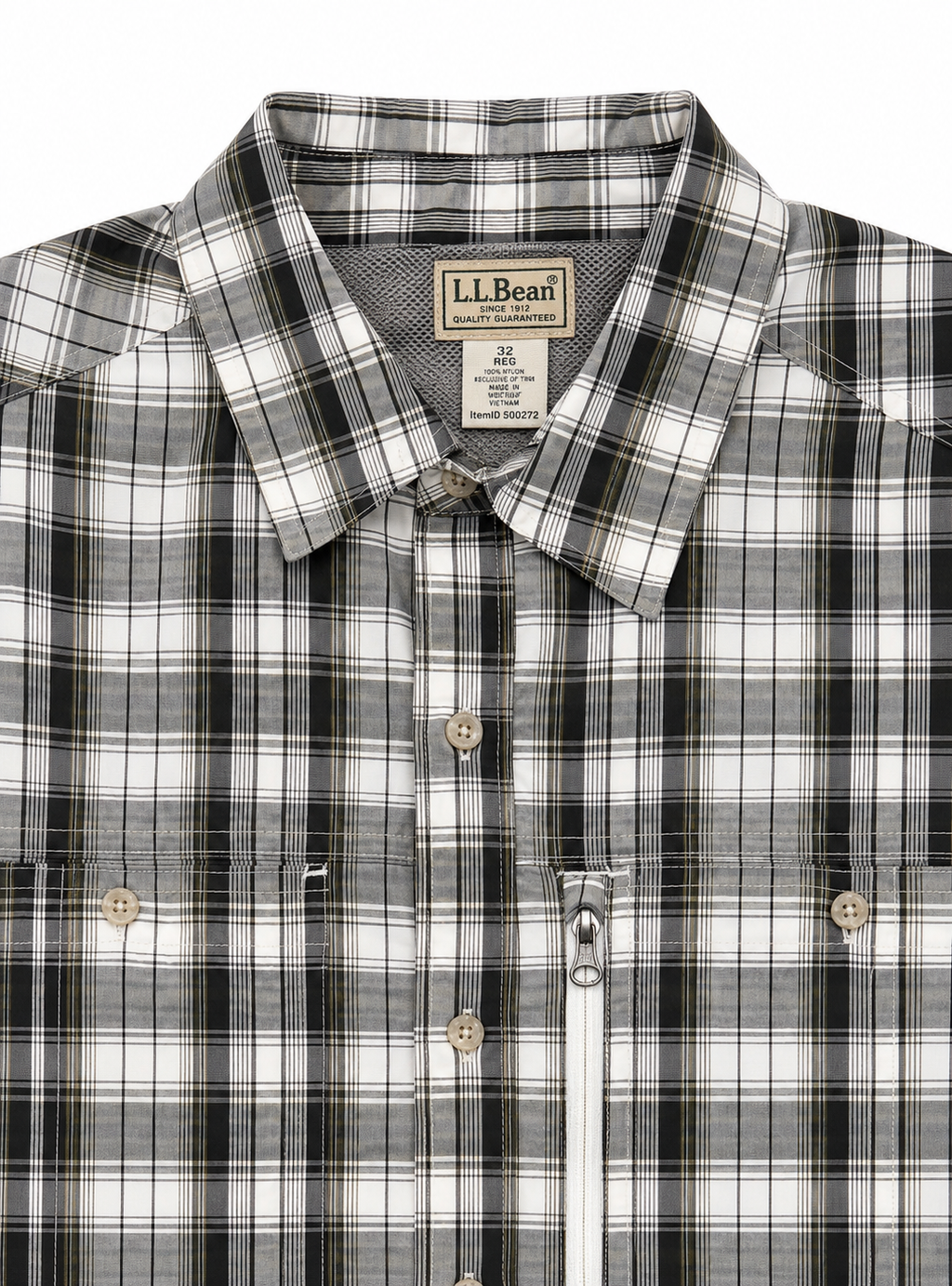 Camisa  L.L. Bean A Cuadros
