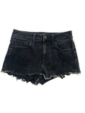Short Jean American Eagle Super Stretch Negro con Encaje