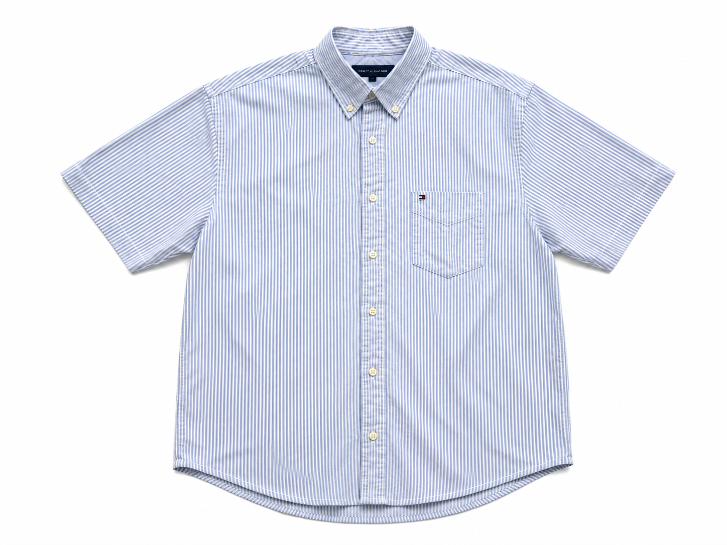 Camisa Manga Corta Tommy Hilfiger Oxford Rayas