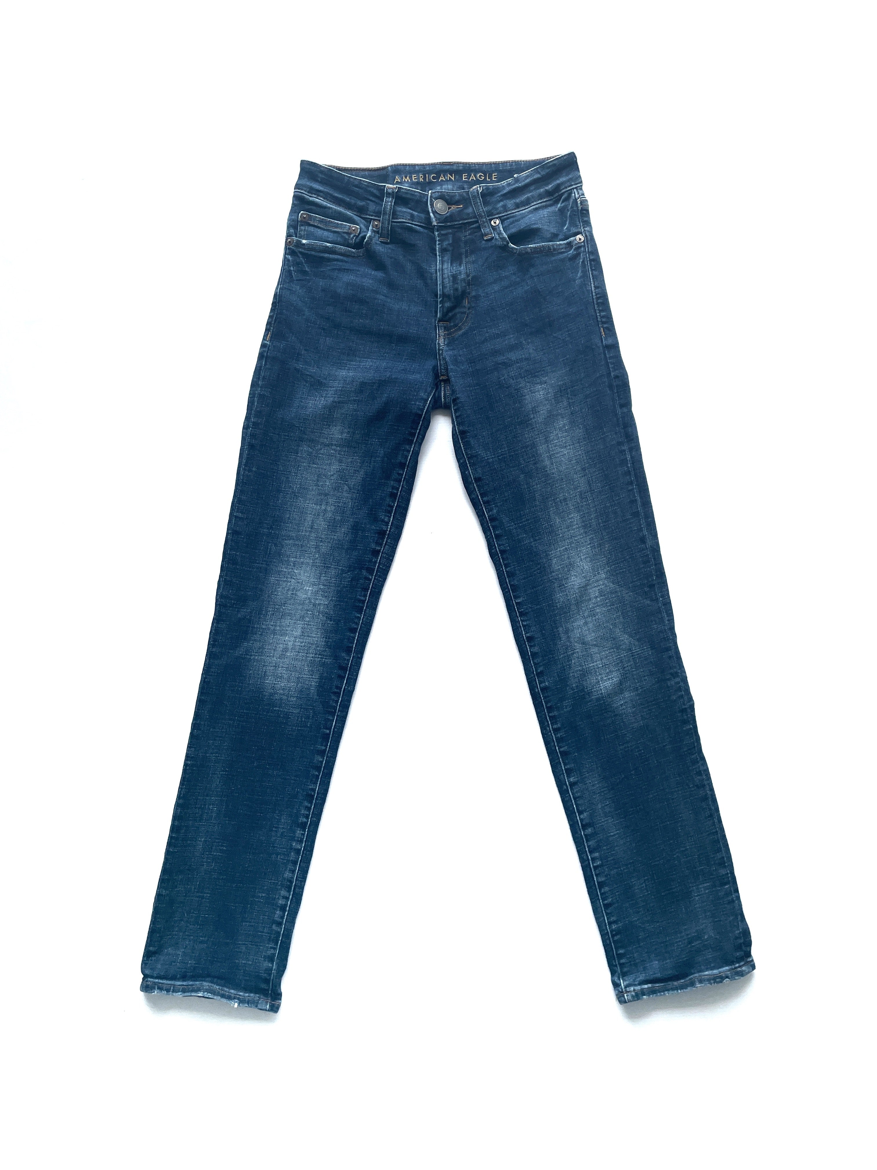 Jean American Eagle Original Straight Azul