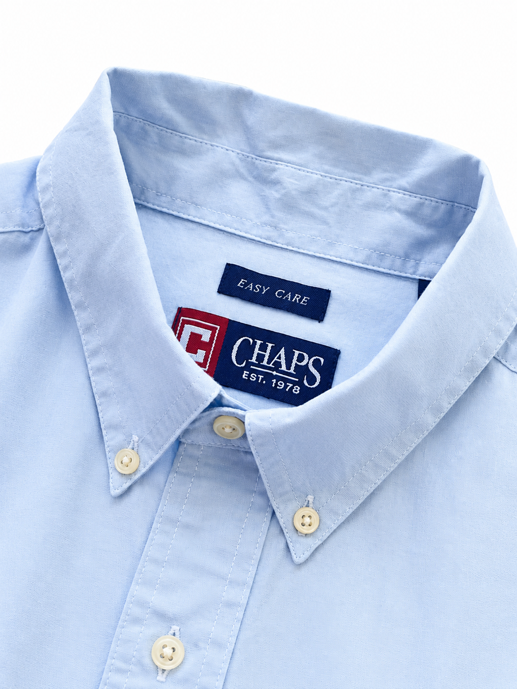Camisa Chaps By Ralph Lauren Azul Cielo